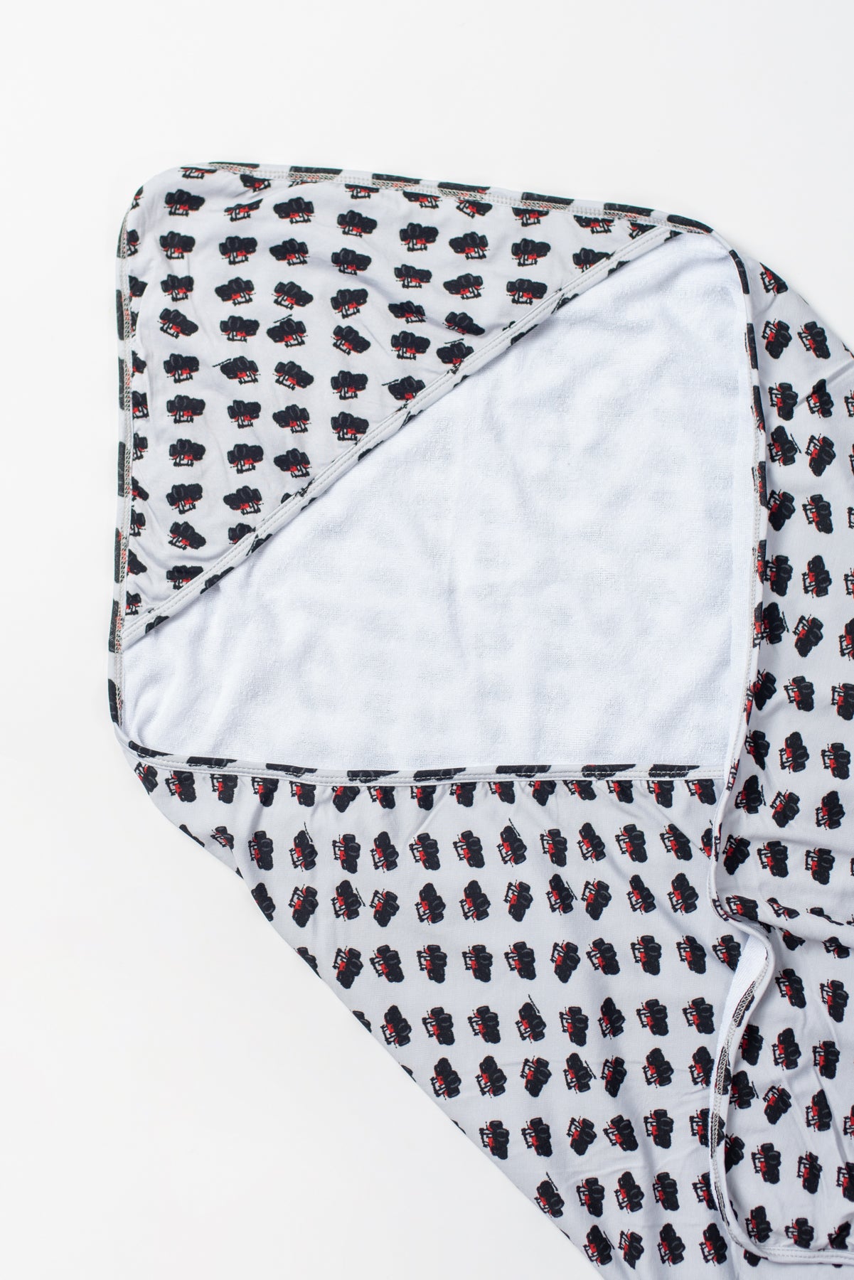 Big Red Tractor Baby/Toddler Hooded Towel