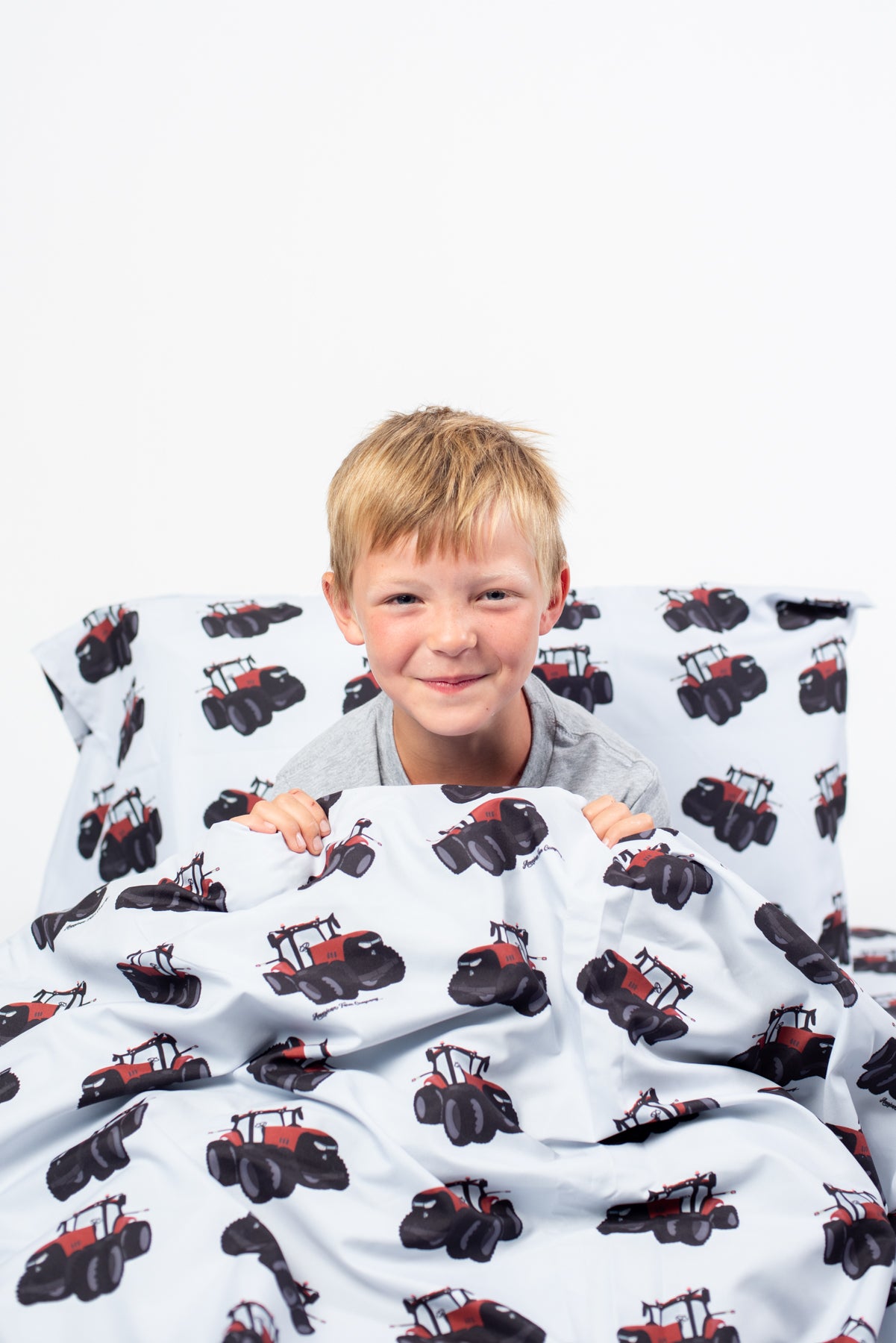 Big Red Tractor Pillow Case