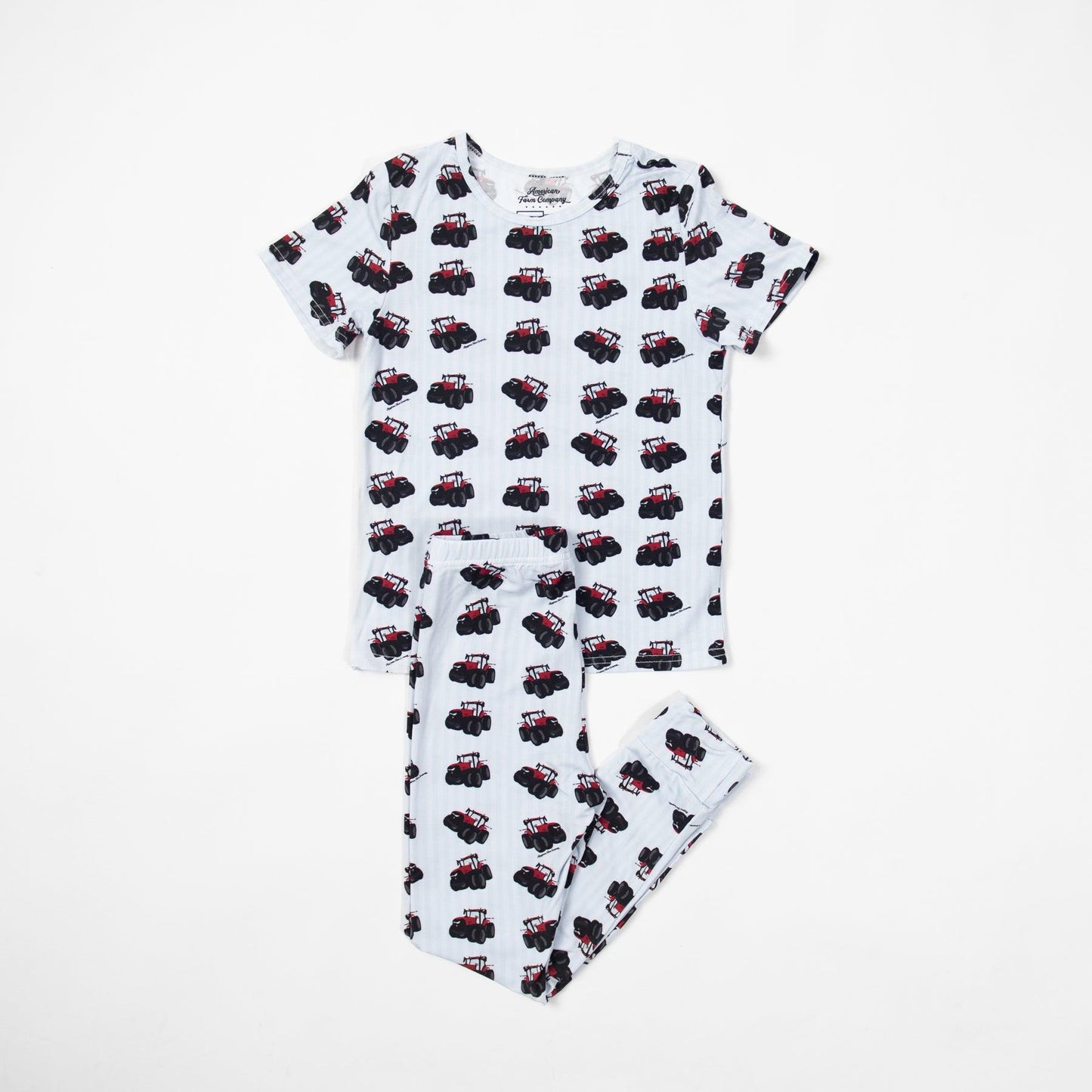 Big Red Tractor Toddler/Youth Bamboo Pajama Set - American Farm Company