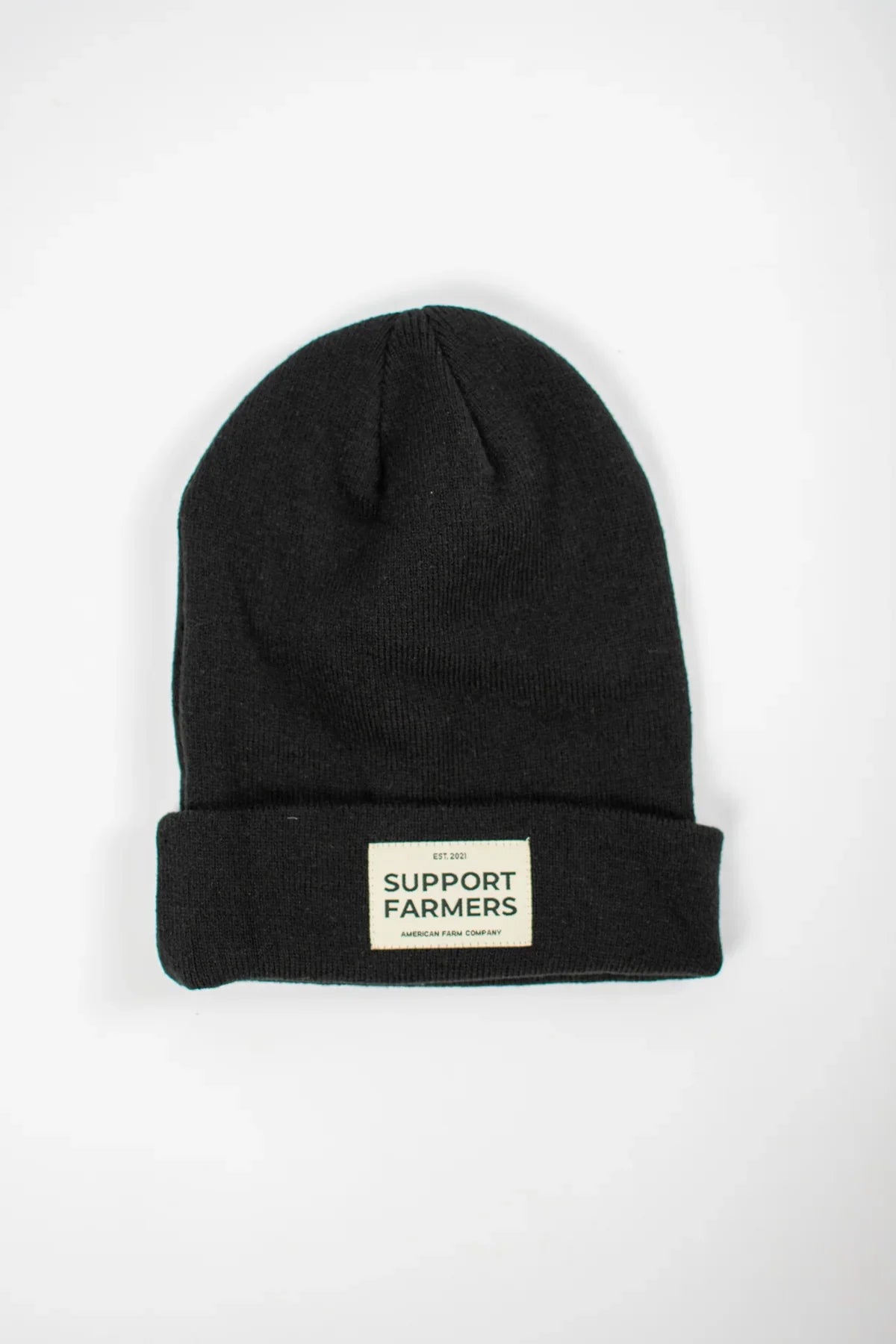 Black ‘Support Farmers’ Beanie