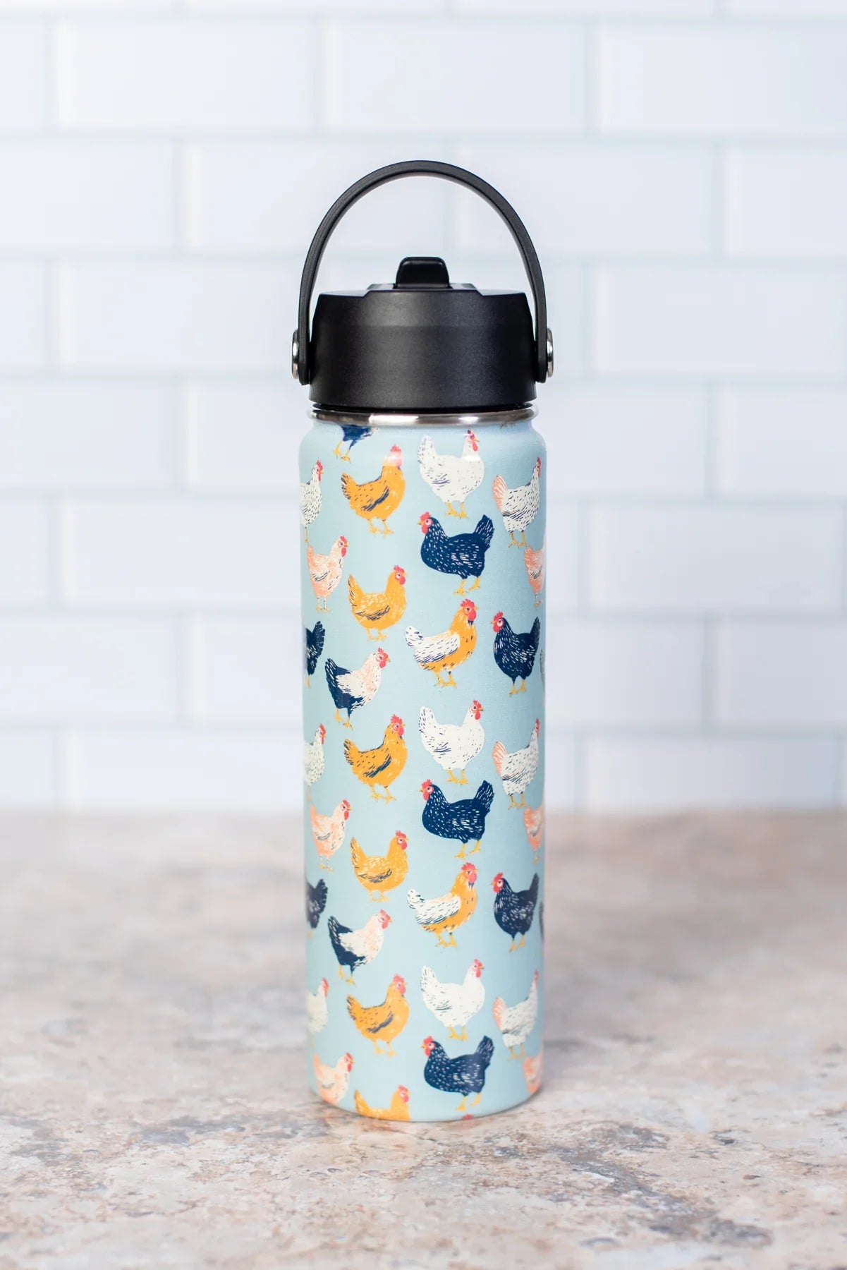 Blue Chicken 22oz Water Bottle