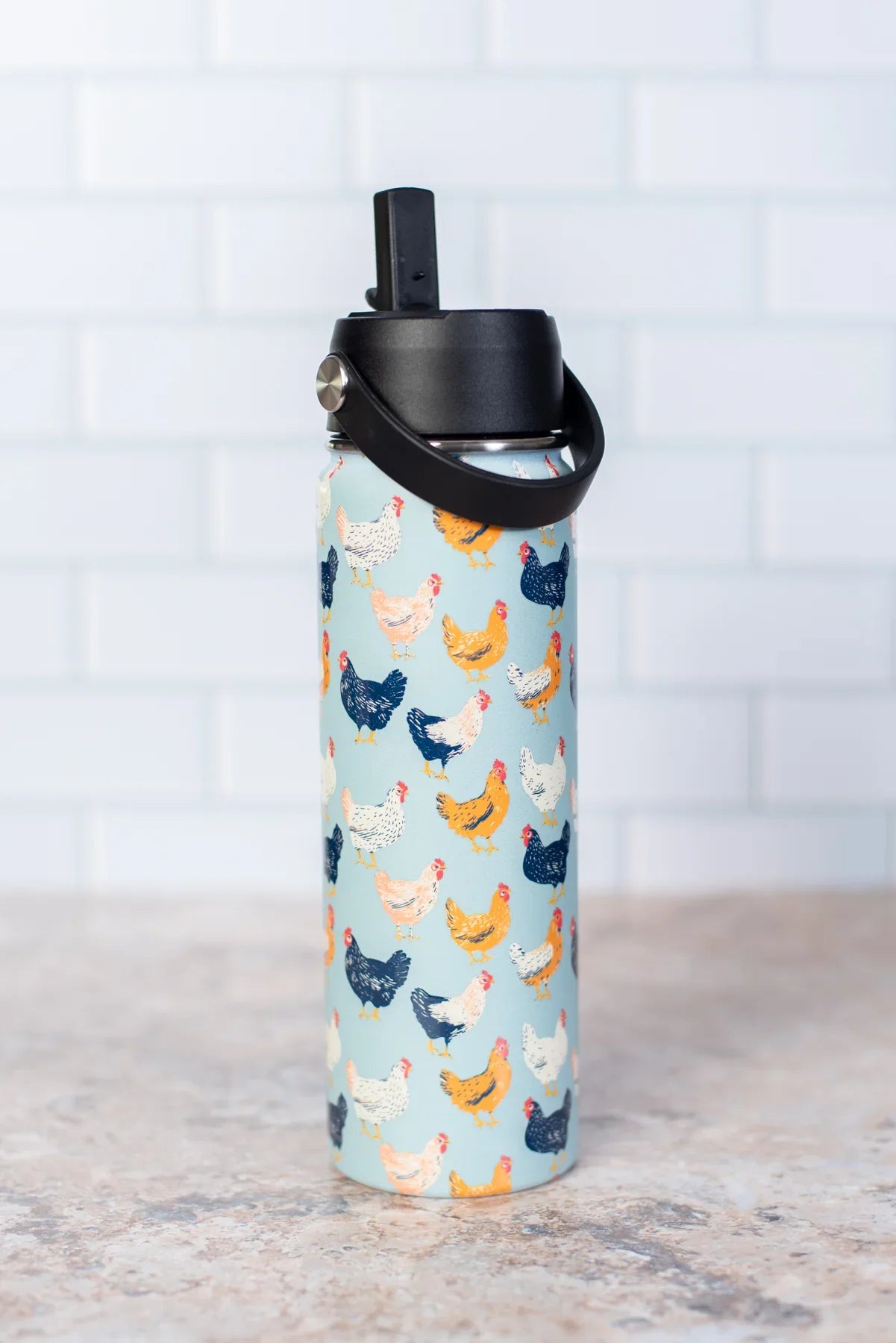 Blue Chicken 22oz Water Bottle