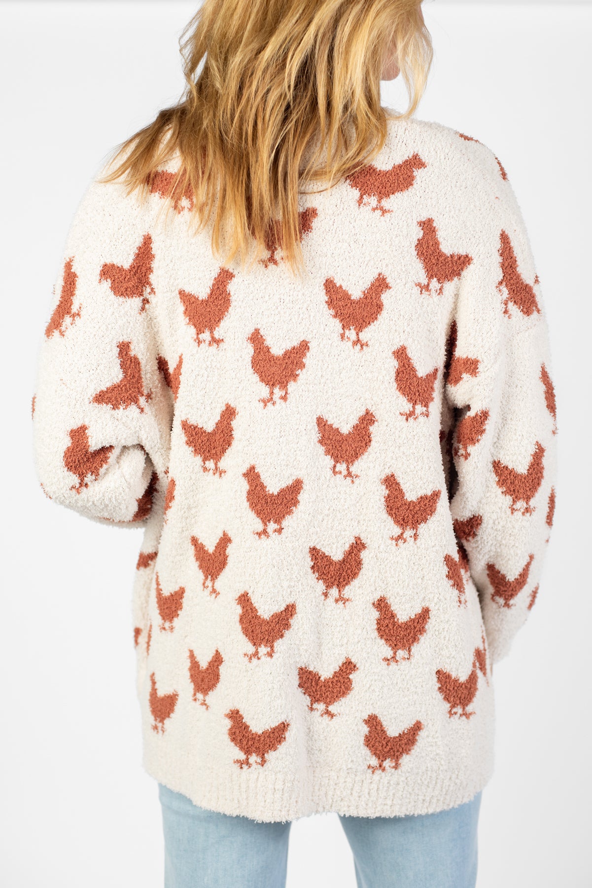 Chicken Luxe Cardigan (PREORDER 10/4)