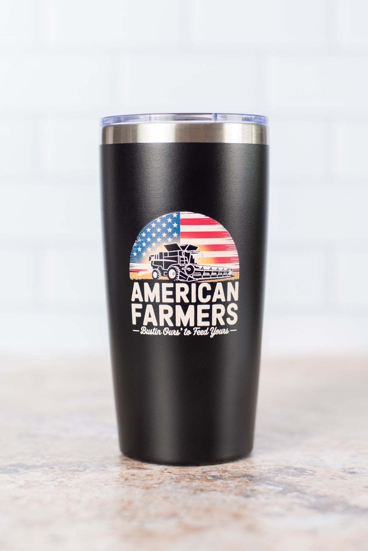 'Bustin' Ours' 20oz Black Tumbler