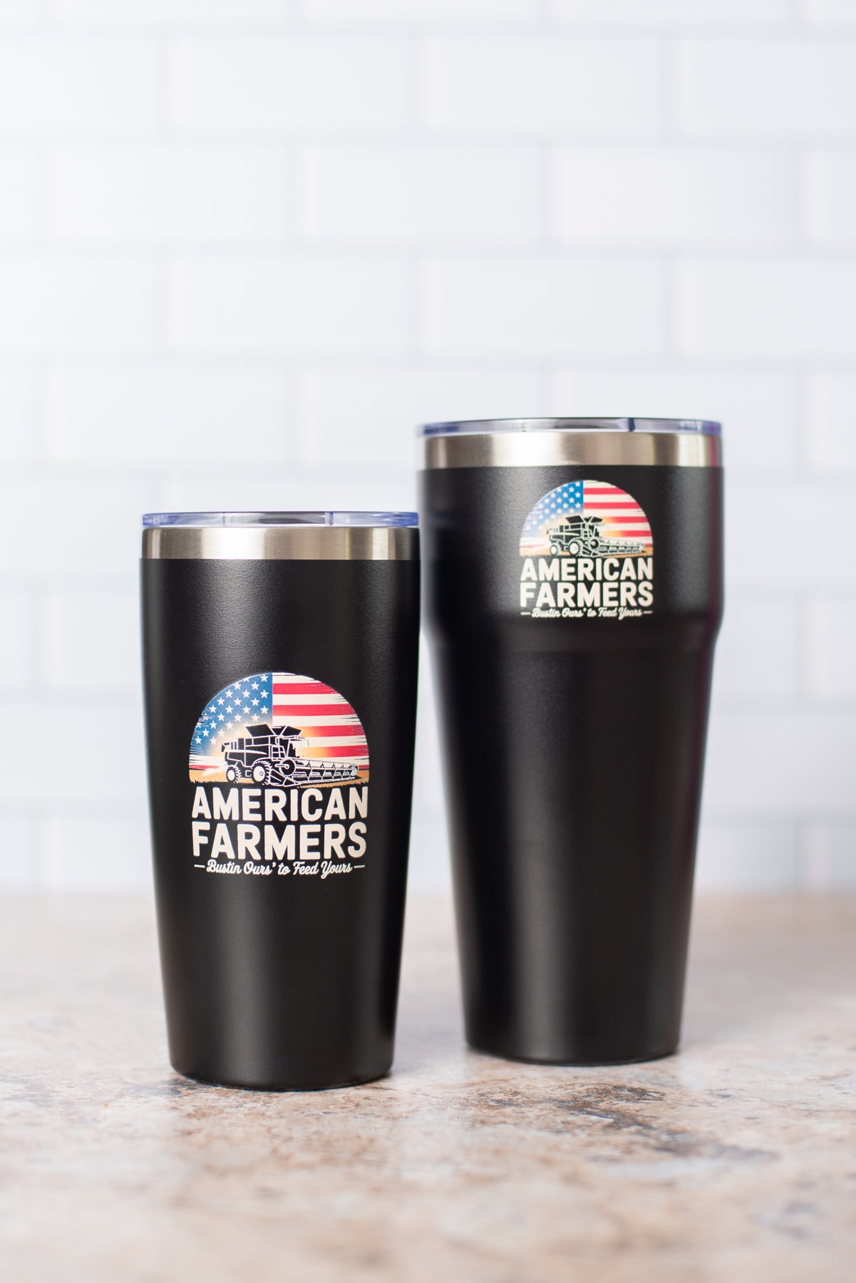 'Bustin' Ours' 30oz Black Tumbler