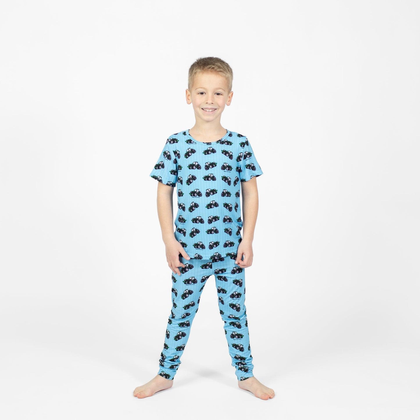 Big Green Tractor Toddler/Youth Bamboo Pajama Set - American Farm Company