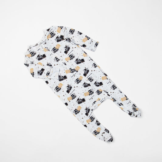 Skid Loader Baby Bamboo Pajamas - American Farm Company