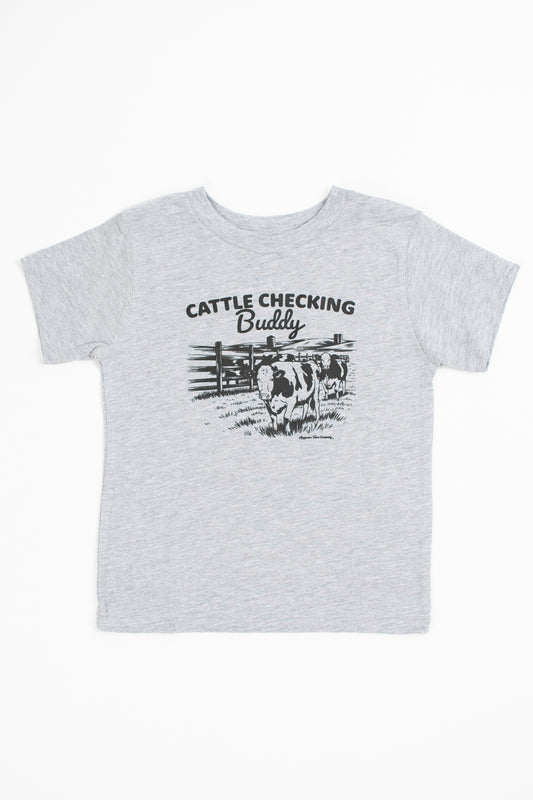 'Cattle Checking Buddy' Toddler/Youth Tee