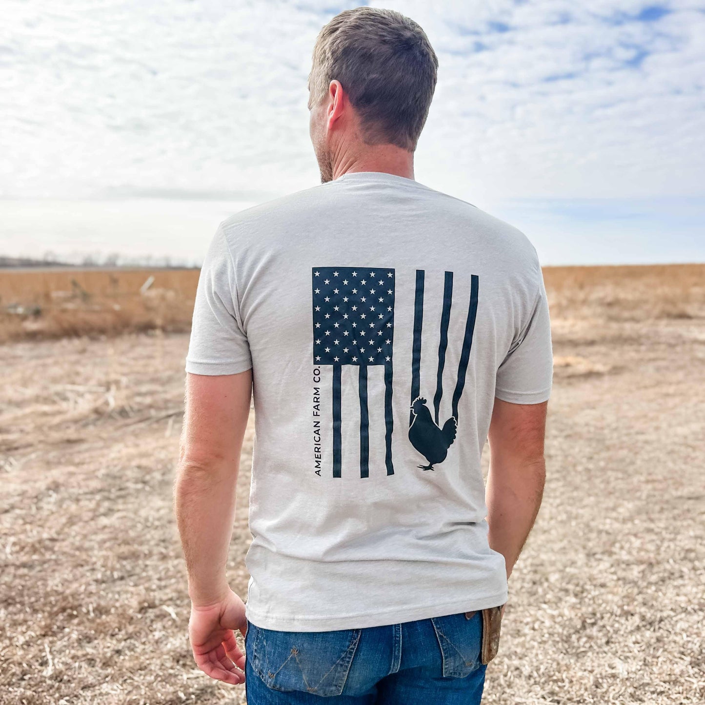 Chicken Flag Tee - American Farm Company