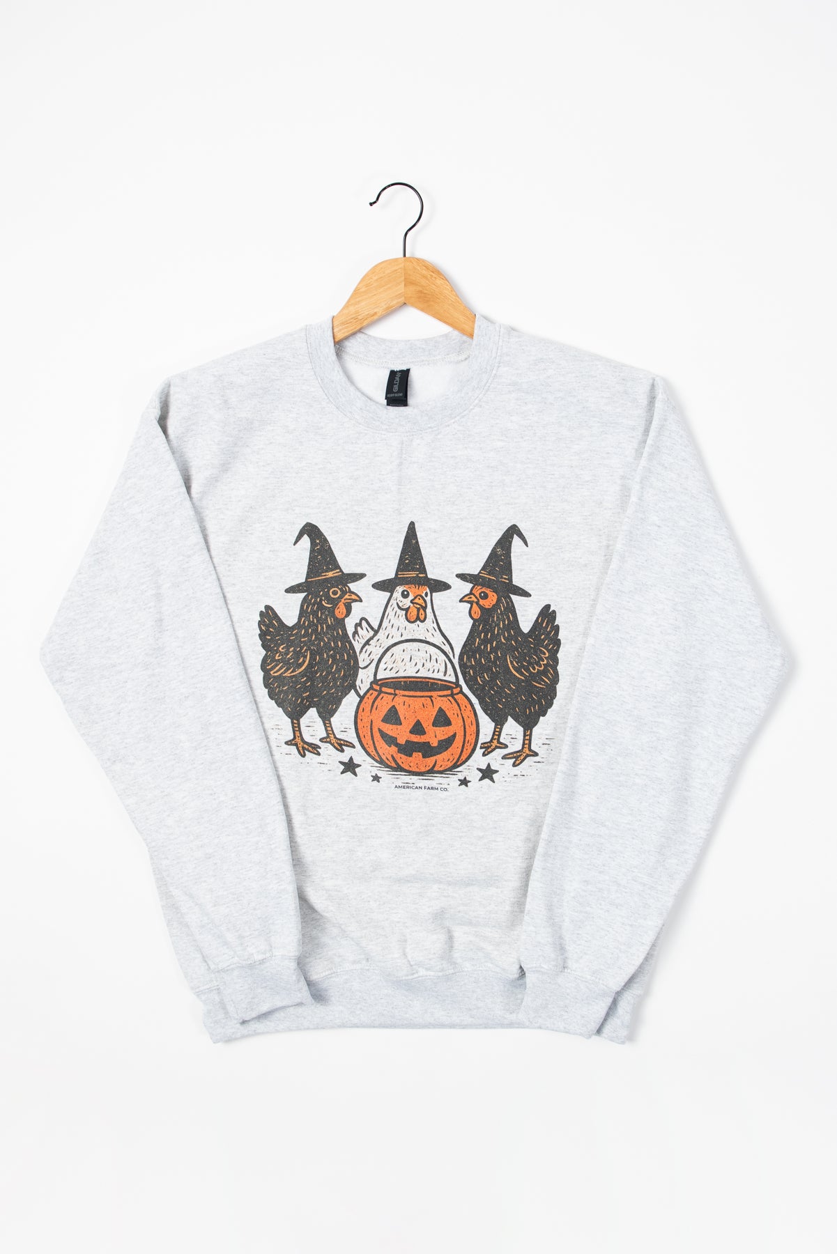 Chicken Witches Halloween Crewneck