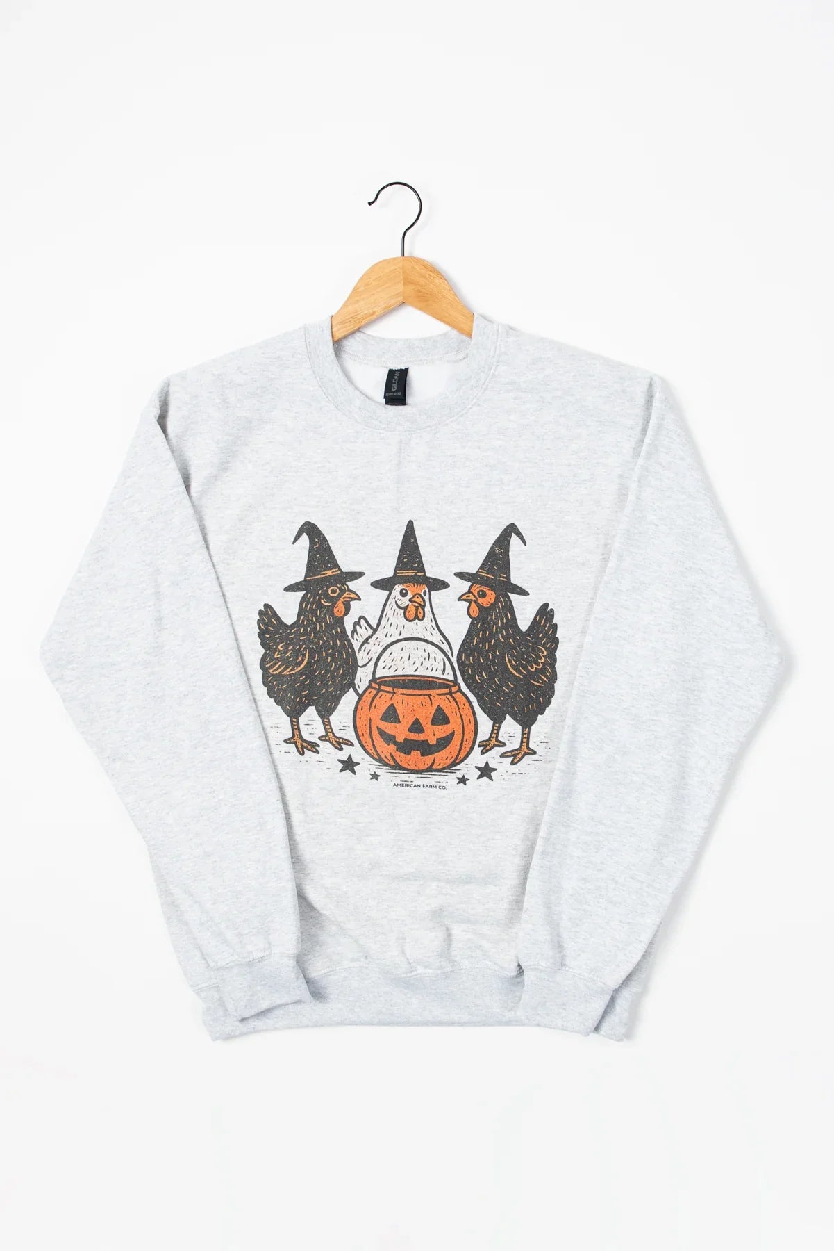 Chicken Witches Halloween Crewneck