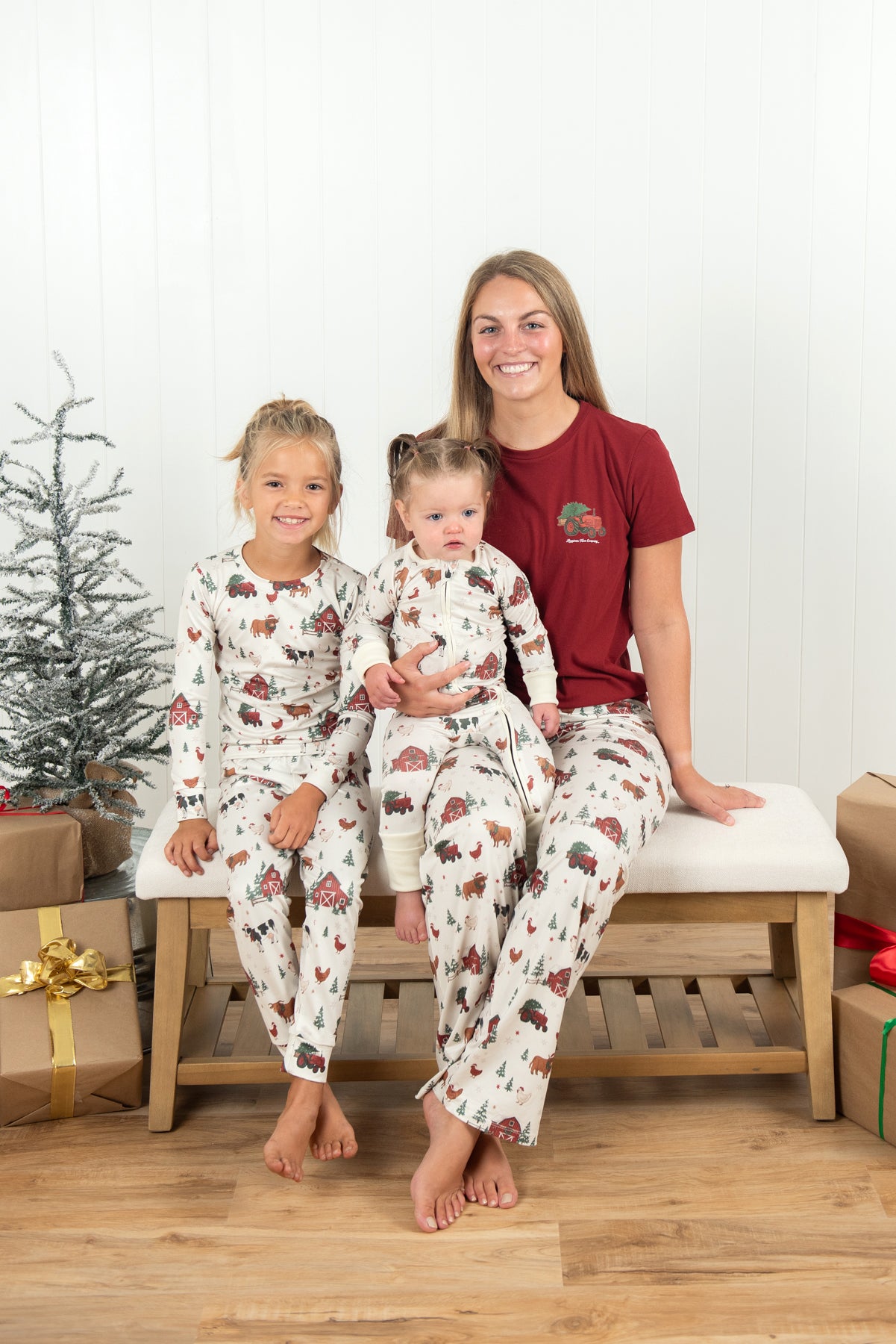 Christmas Barns & Animals Toddler/Youth Pajama Set *PREORDER*