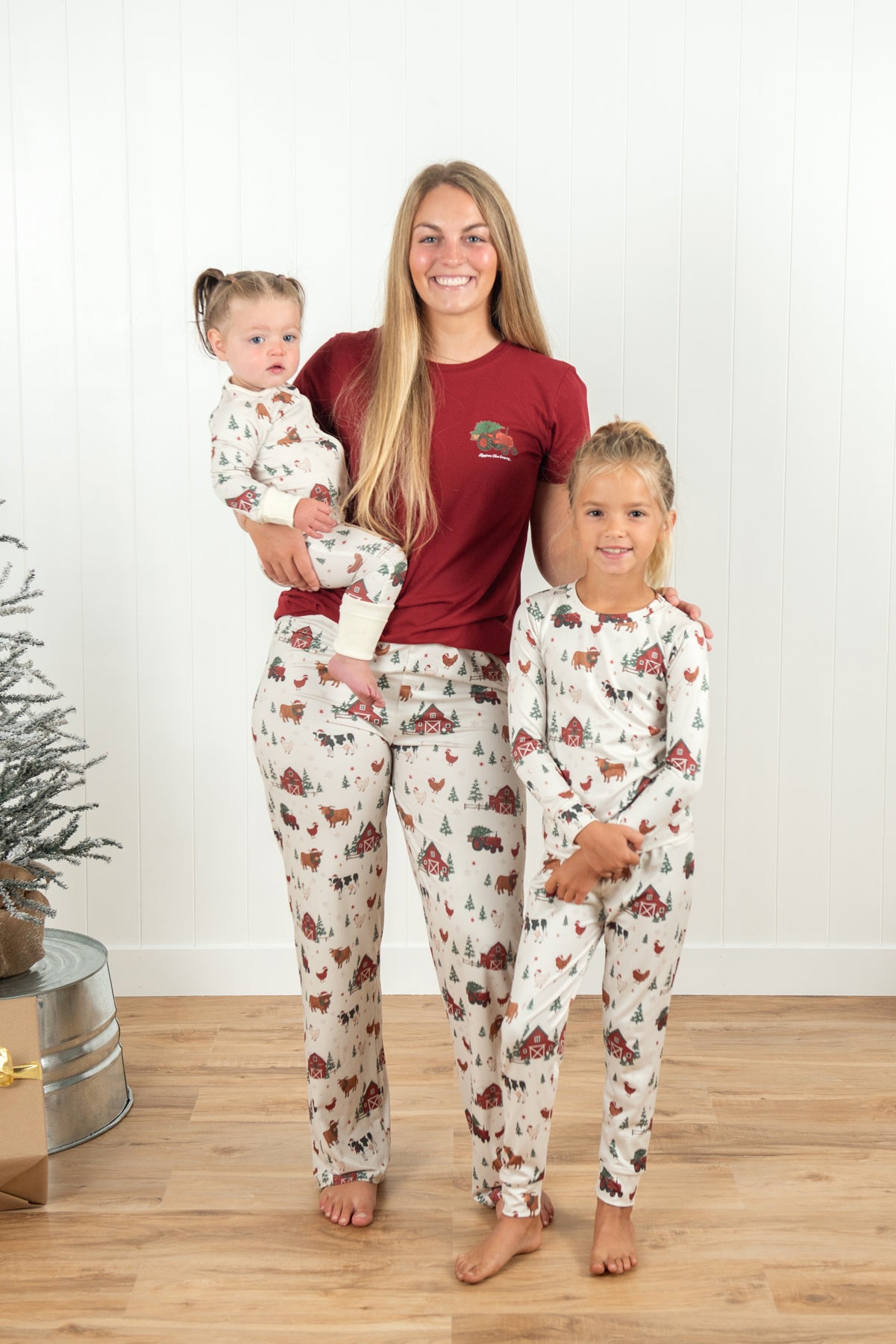Christmas Barns & Animals Toddler/Youth Pajama Set *PREORDER*