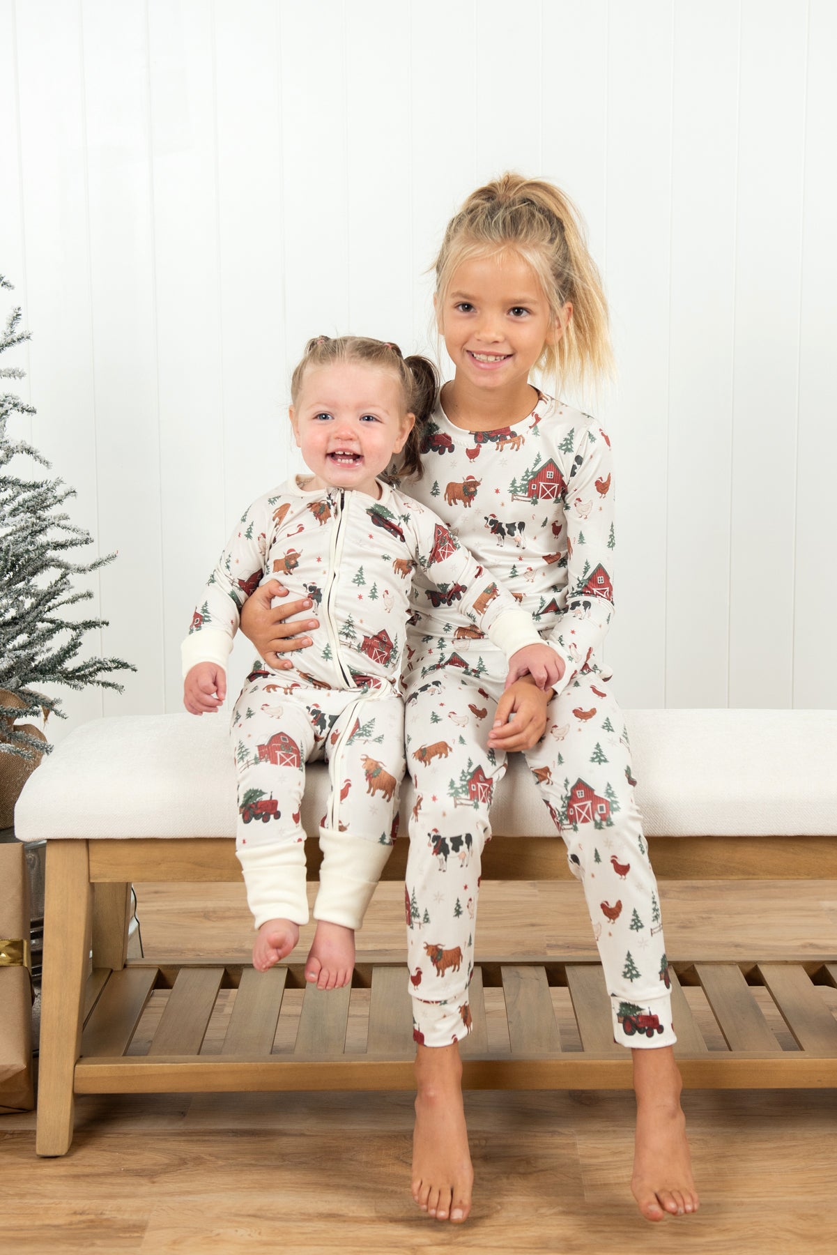 Christmas Barns & Animals Toddler/Youth Pajama Set *PREORDER*