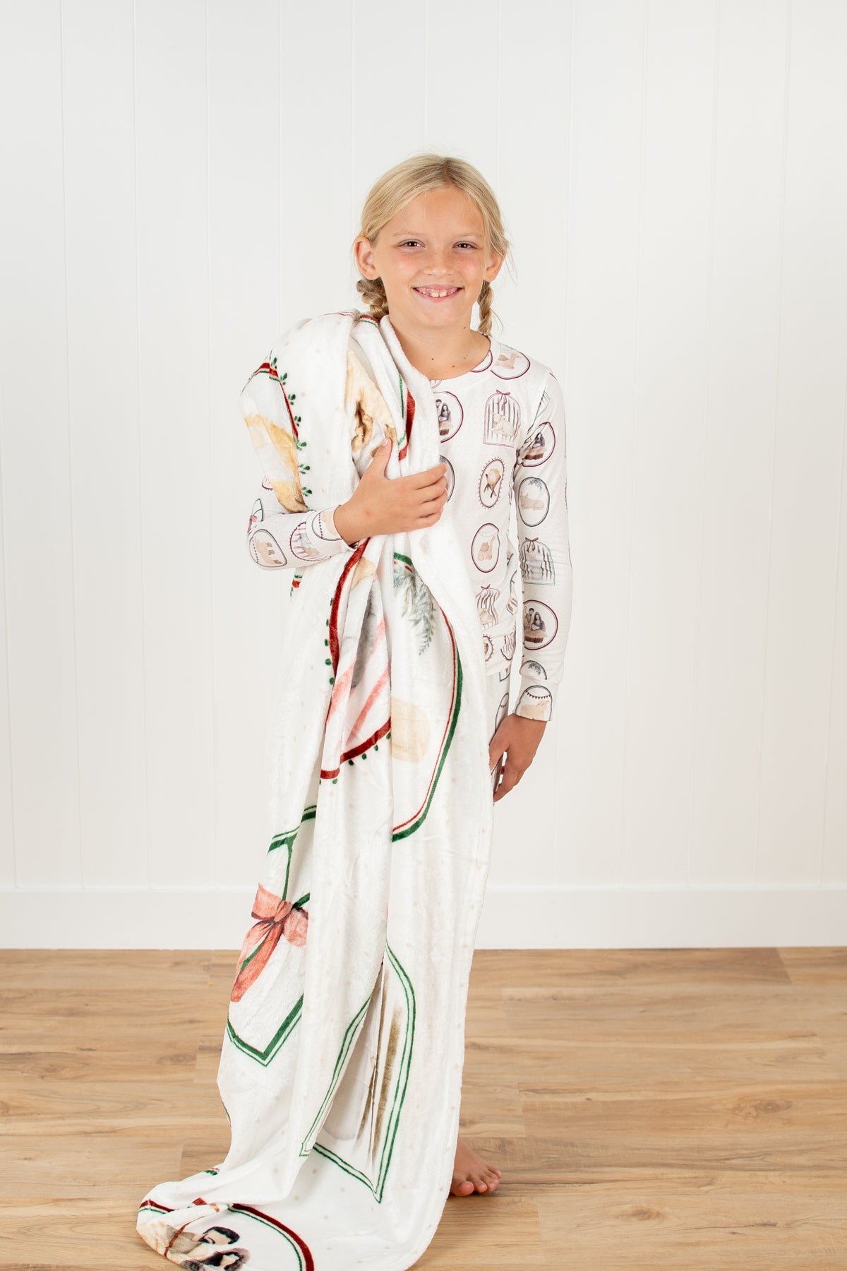 Christmas Nativity Plush Blanket