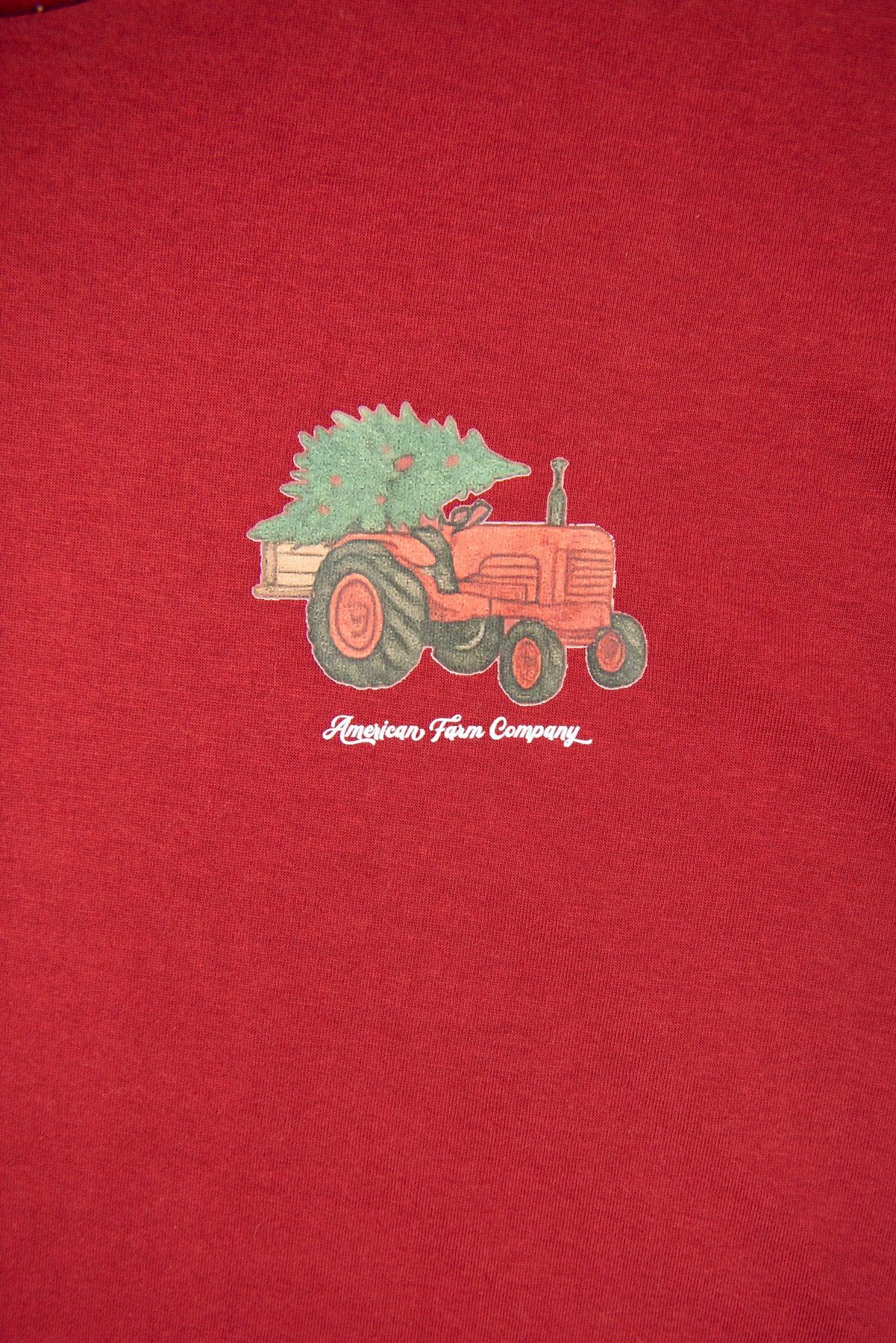 Christmas Barns & Animals Adult Pajama Shirt *PREORDER*
