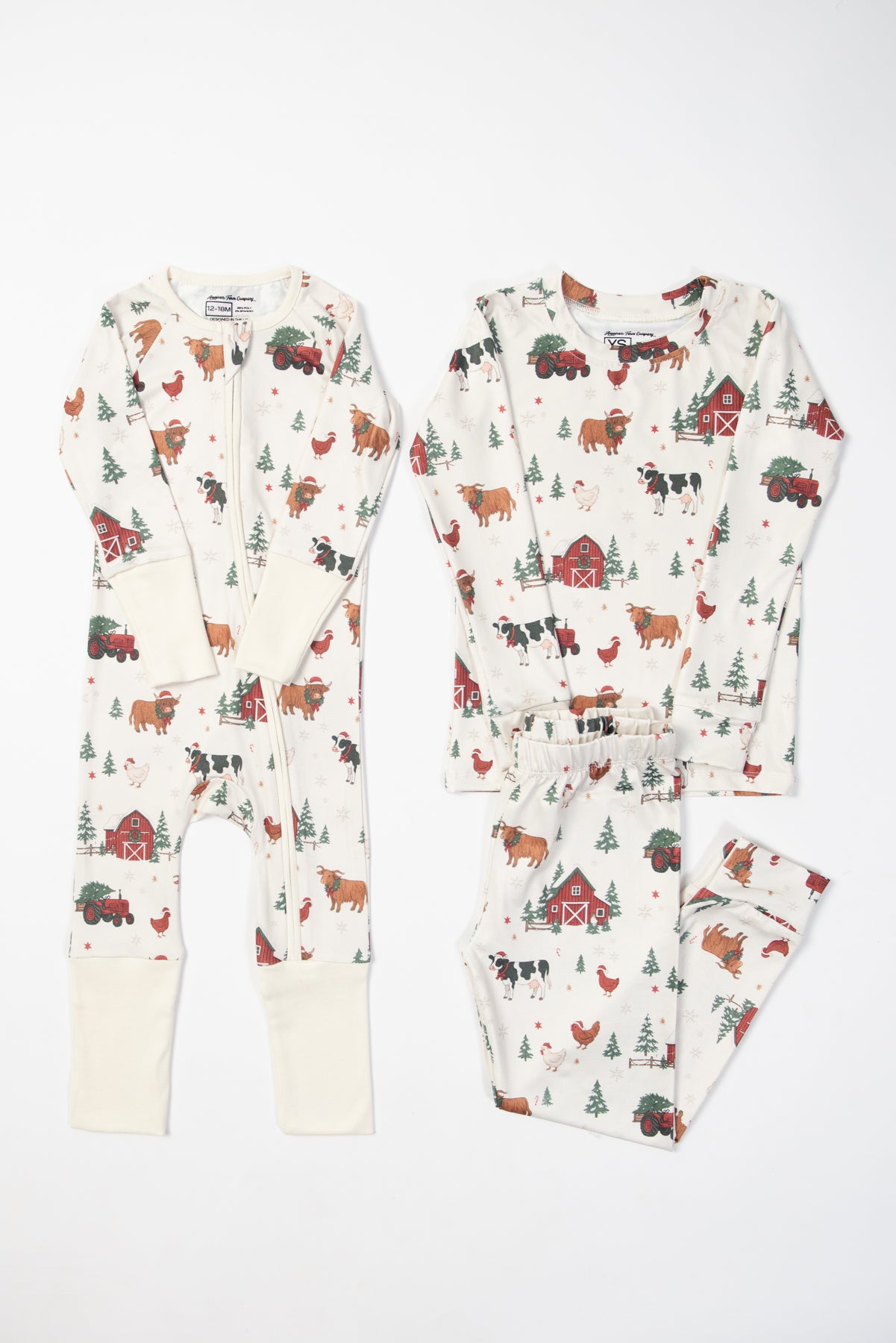Christmas Barns & Animals Toddler/Youth Pajama Set *PREORDER*