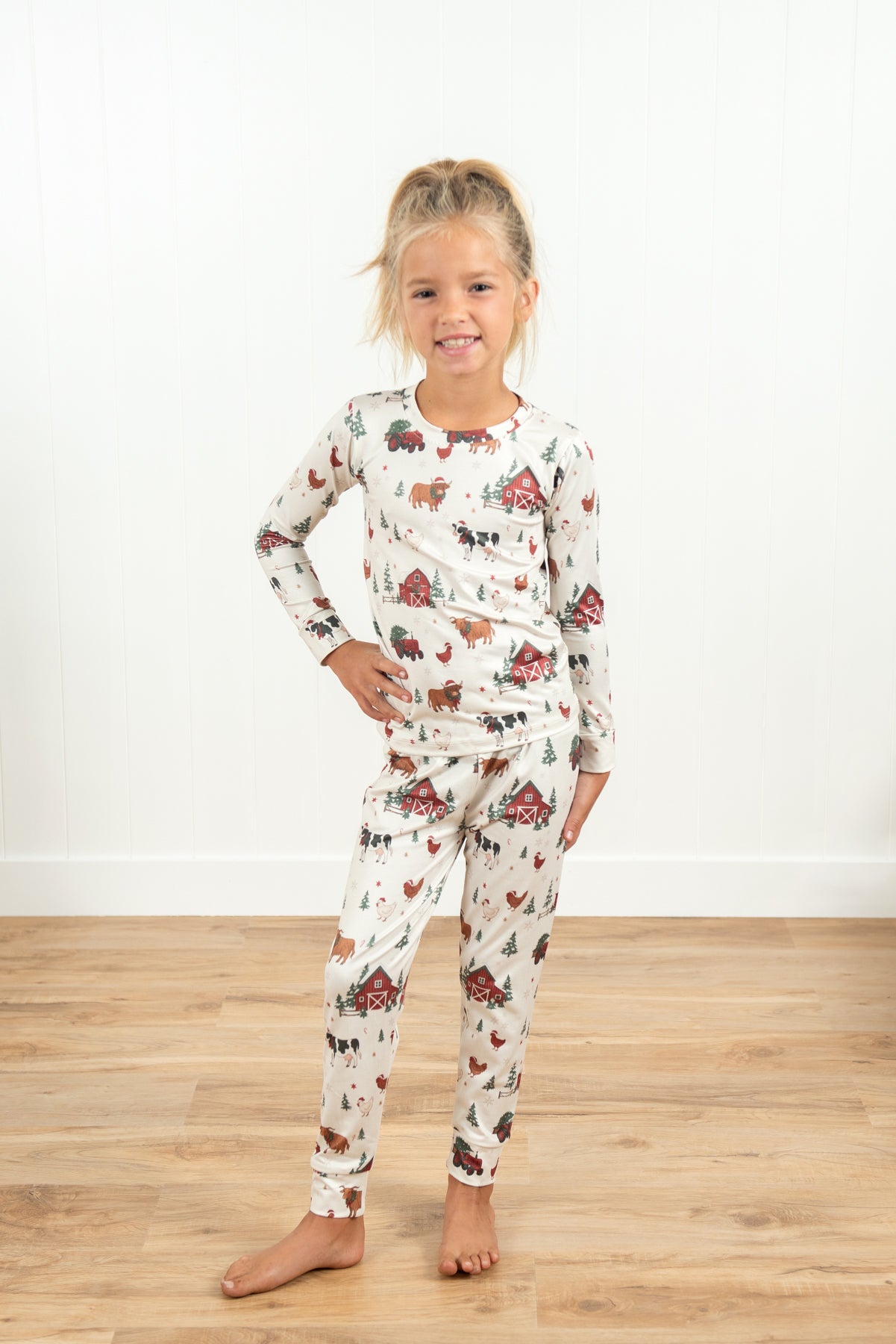 Christmas Barns & Animals Toddler/Youth Pajama Set *PREORDER*