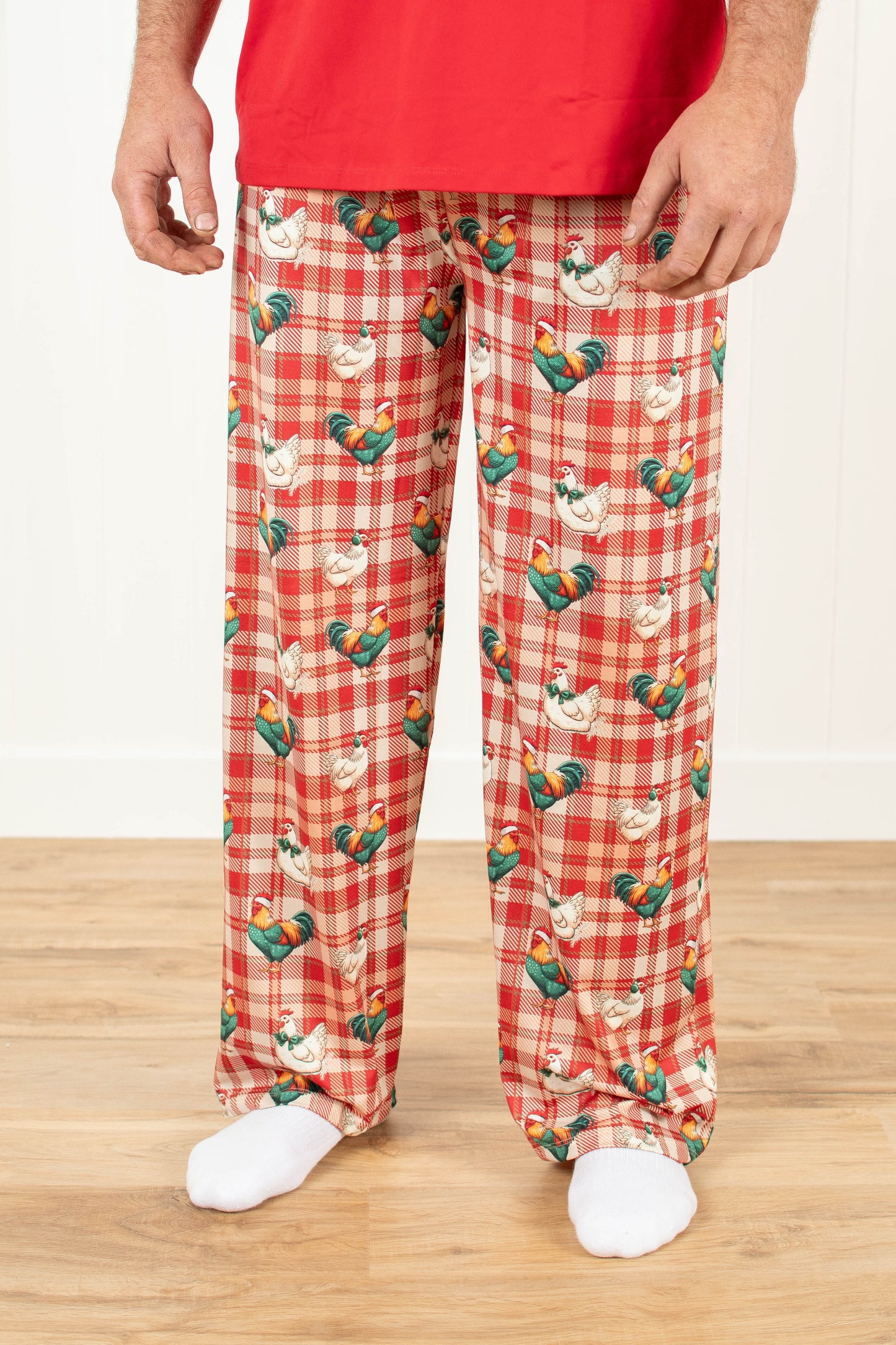 Christmas Chicken Plaid Adult Pajama Pants *PREORDER*