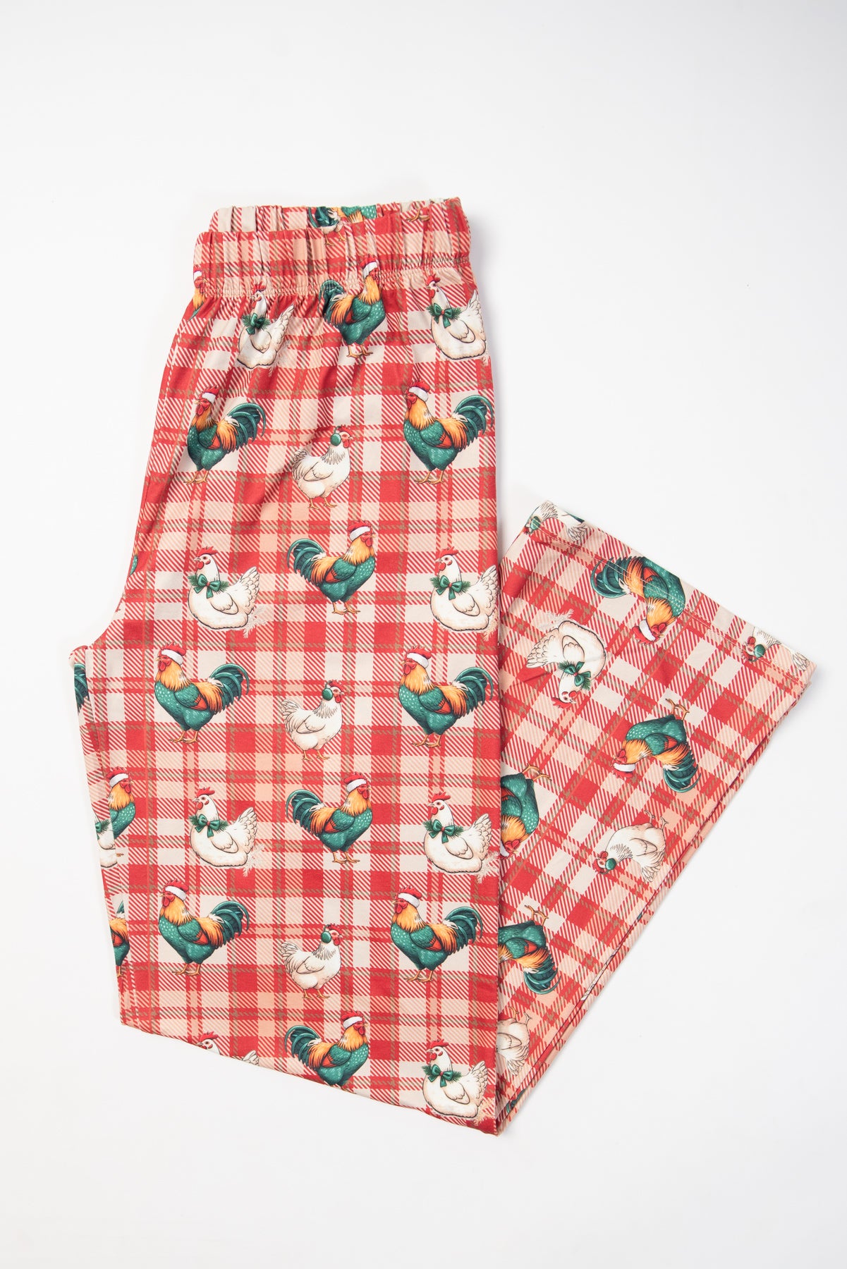 Christmas Chicken Plaid Adult Pajama Pants *PREORDER*
