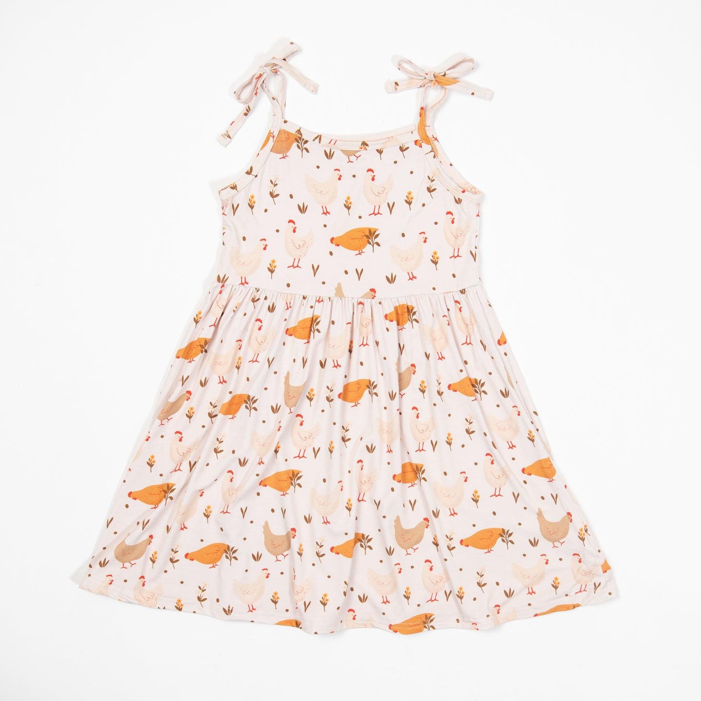 Cottage Chicken Toddler/Youth Bamboo Dress