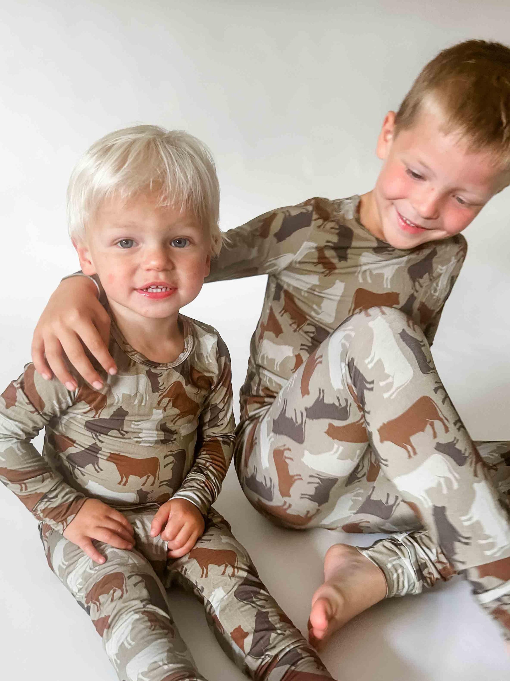 Cow Camo™ Toddler/Youth Bamboo Pajama Set - American Farm Company