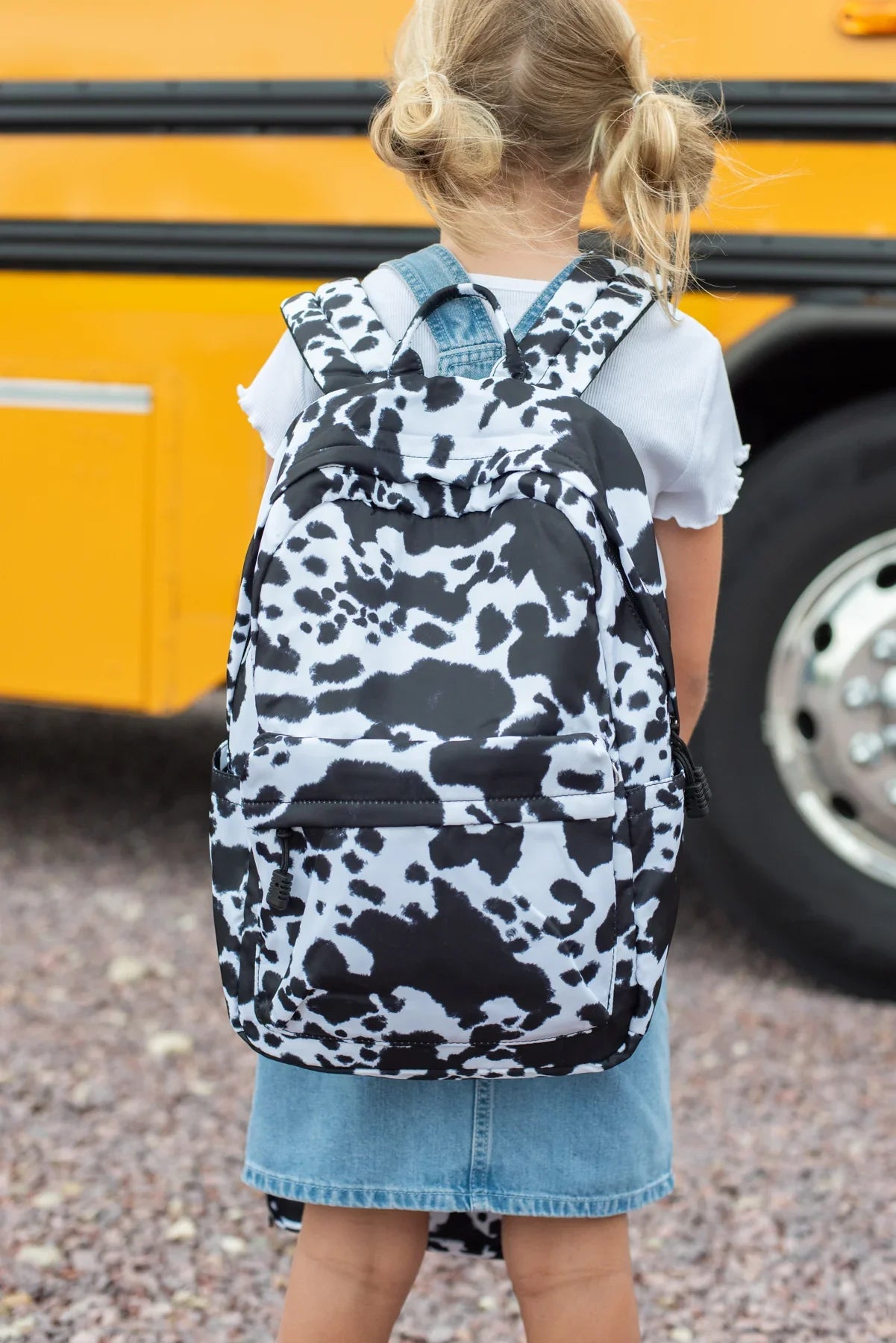 Cow Print Backpack