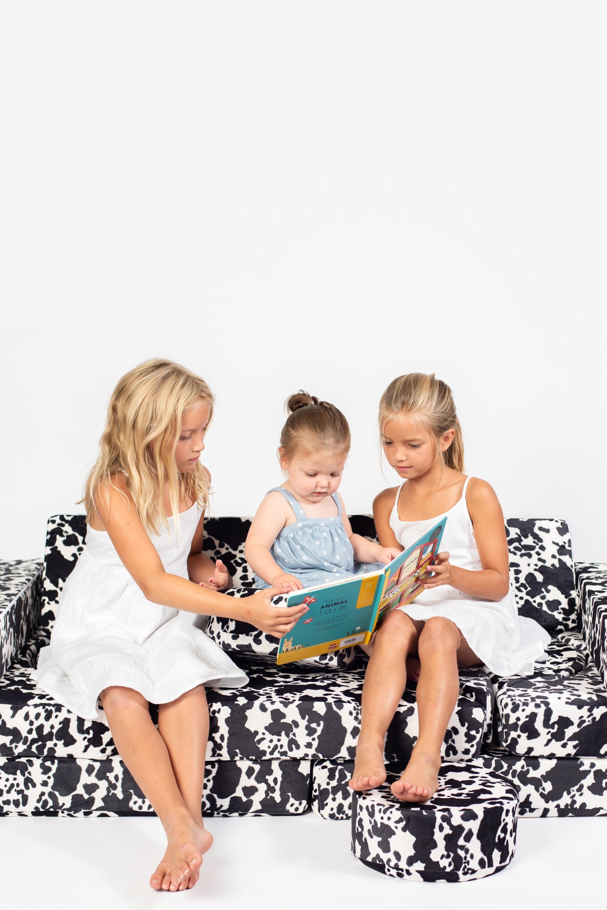 Cow Print Kids 14pc Foam Couch *PREORDER*