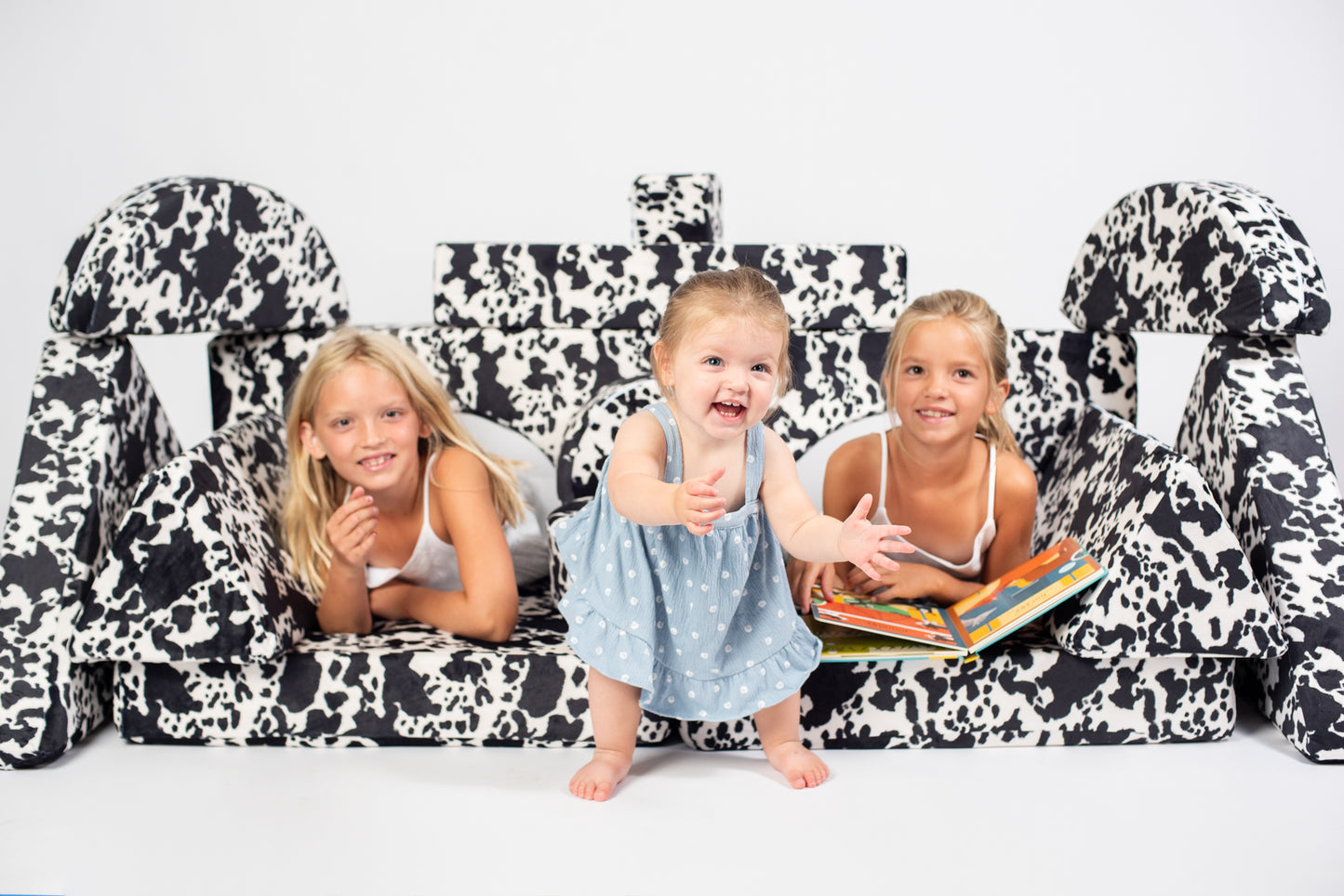 Cow Print Kids 14pc Foam Couch *PREORDER*