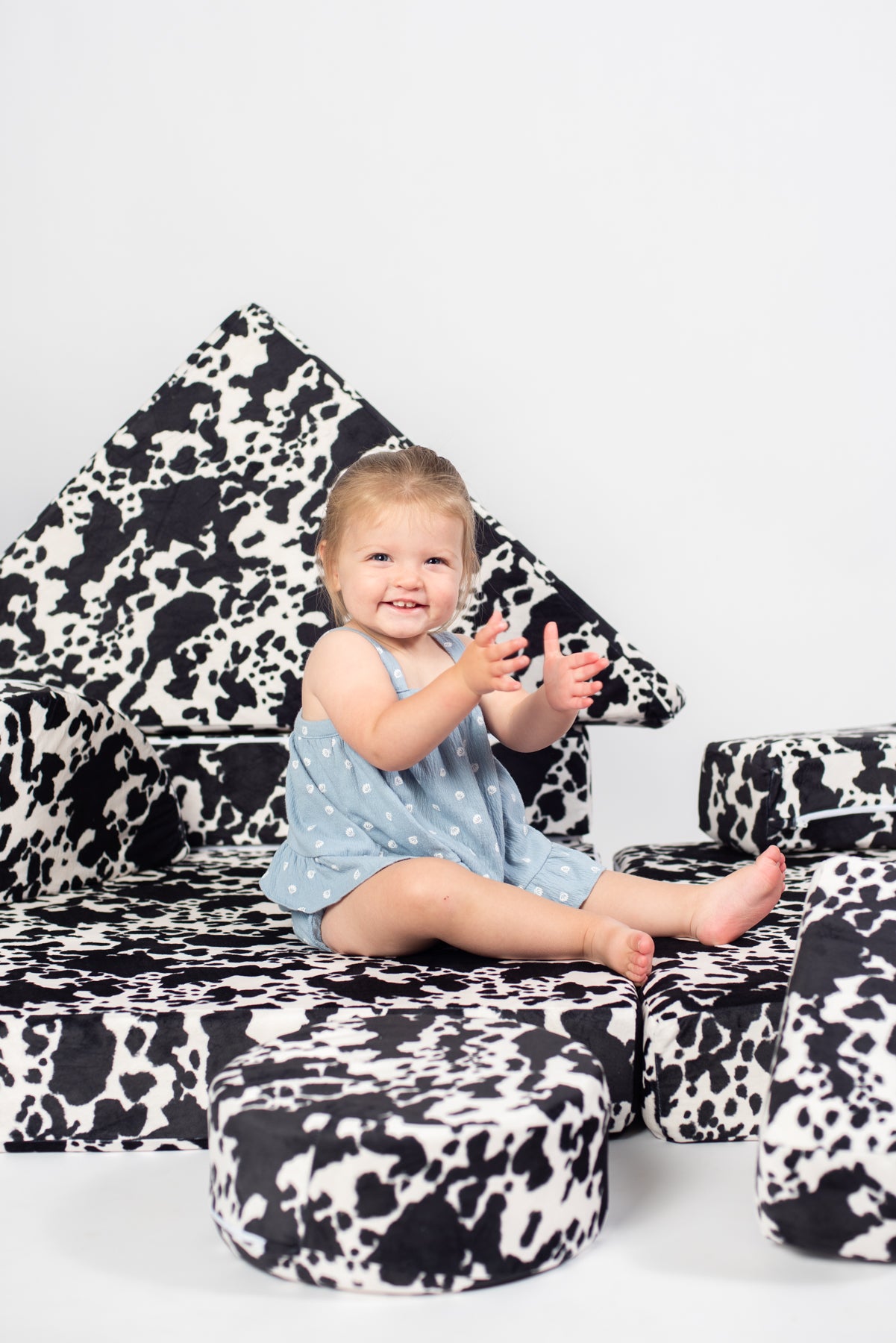 Cow Print Kids 14pc Foam Couch *PREORDER*