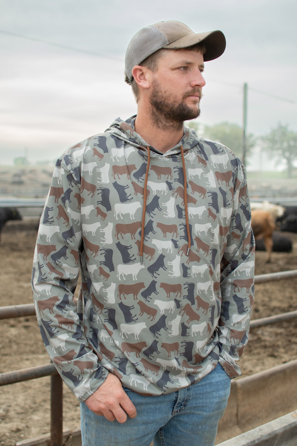 Cow Camo™ Adult Performance Hoodie