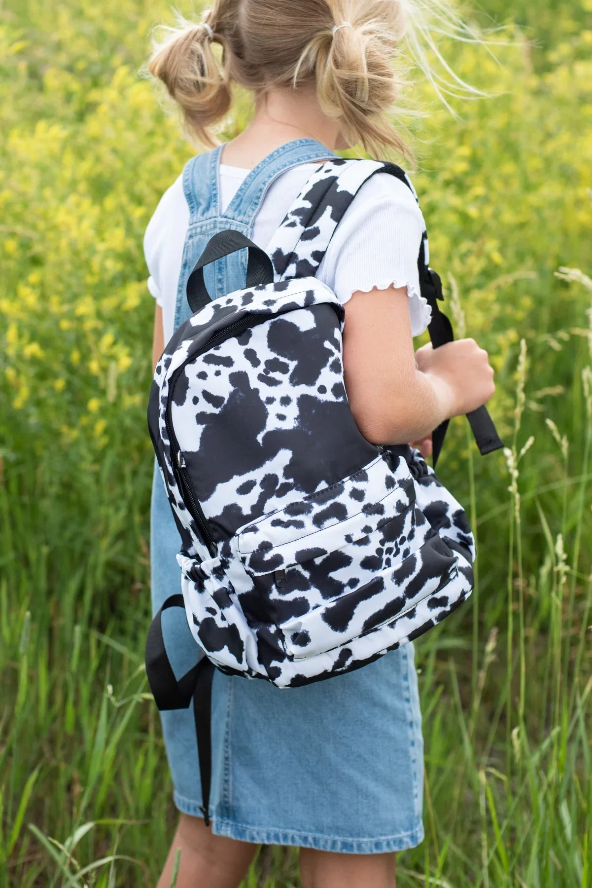 Cow Print Backpack