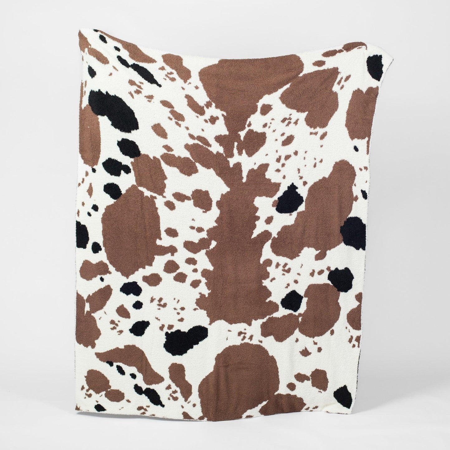 Cow Print Luxe Throw Blanket - American Farm Company