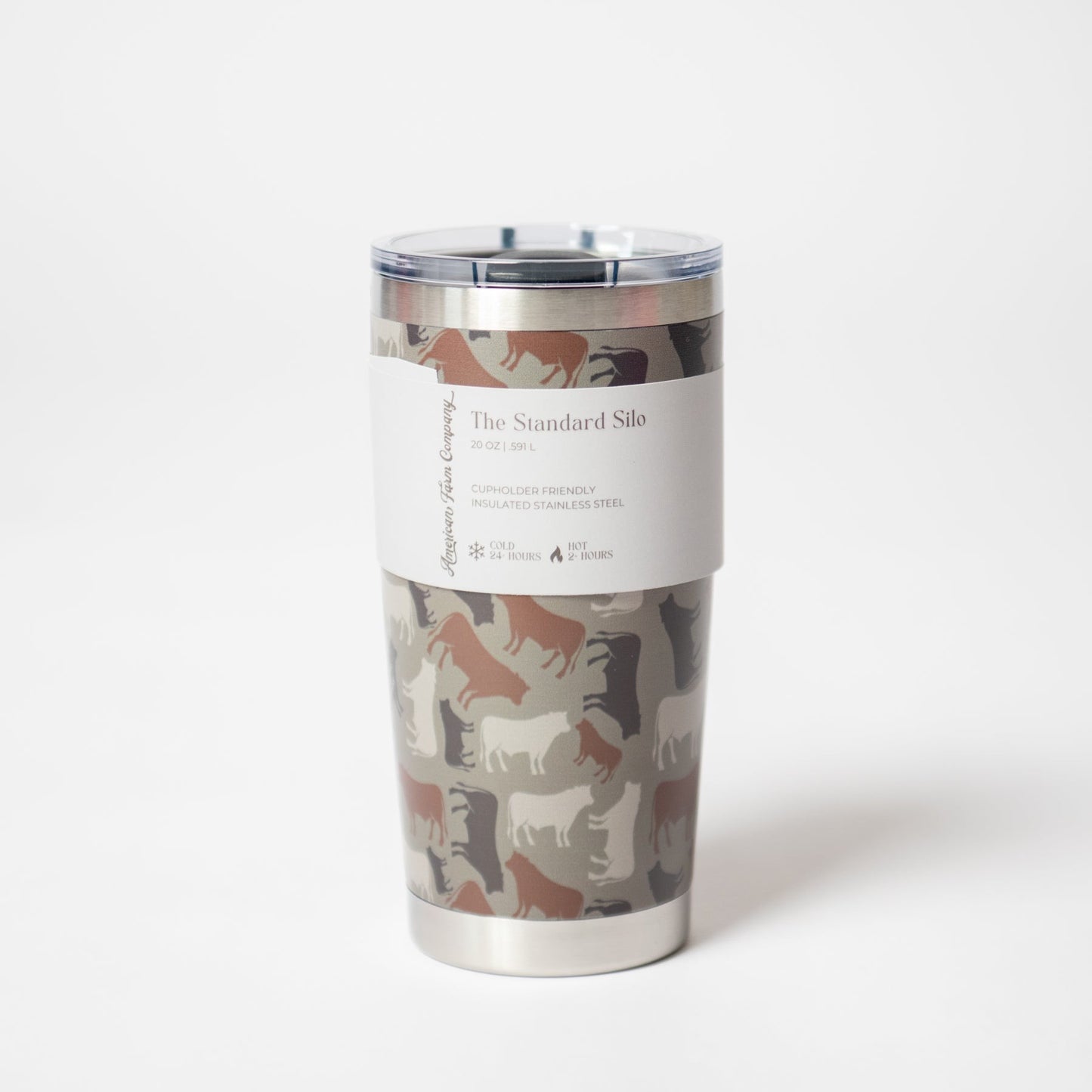 Cow Camo™ 20oz The Standard Silo Tumbler - American Farm Company
