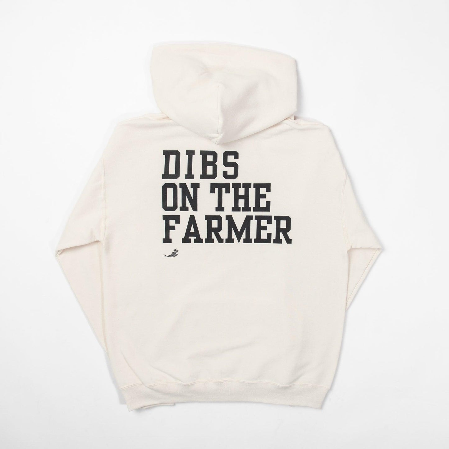 'Dibs on the Farmer' Cream Hoodie - American Farm Company