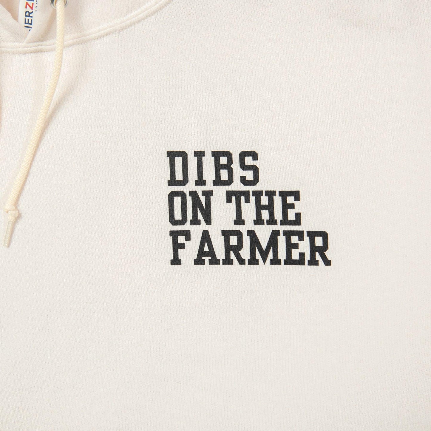 'Dibs on the Farmer' Cream Hoodie - American Farm Company