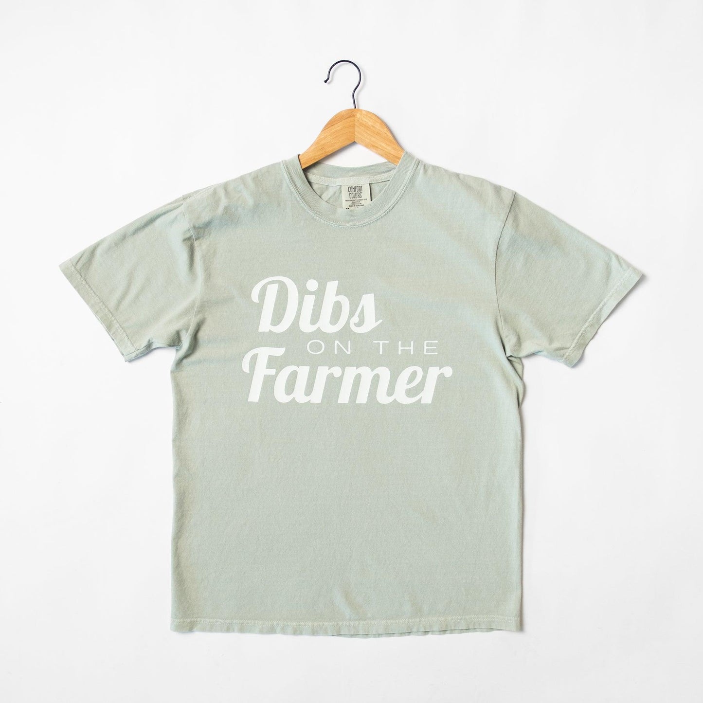 'Dibs on the Farmer' Sage Tee