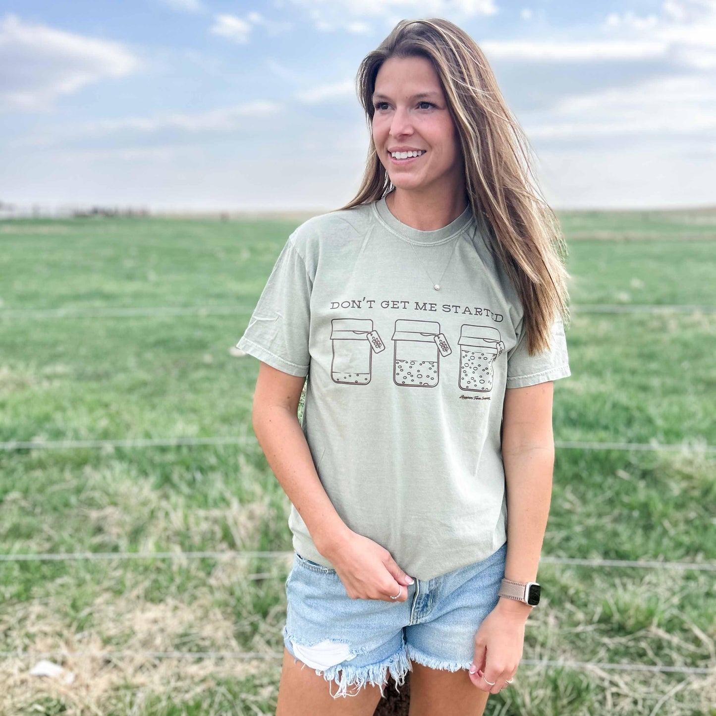 'Don't Get Me Started' Sourdough Tee
