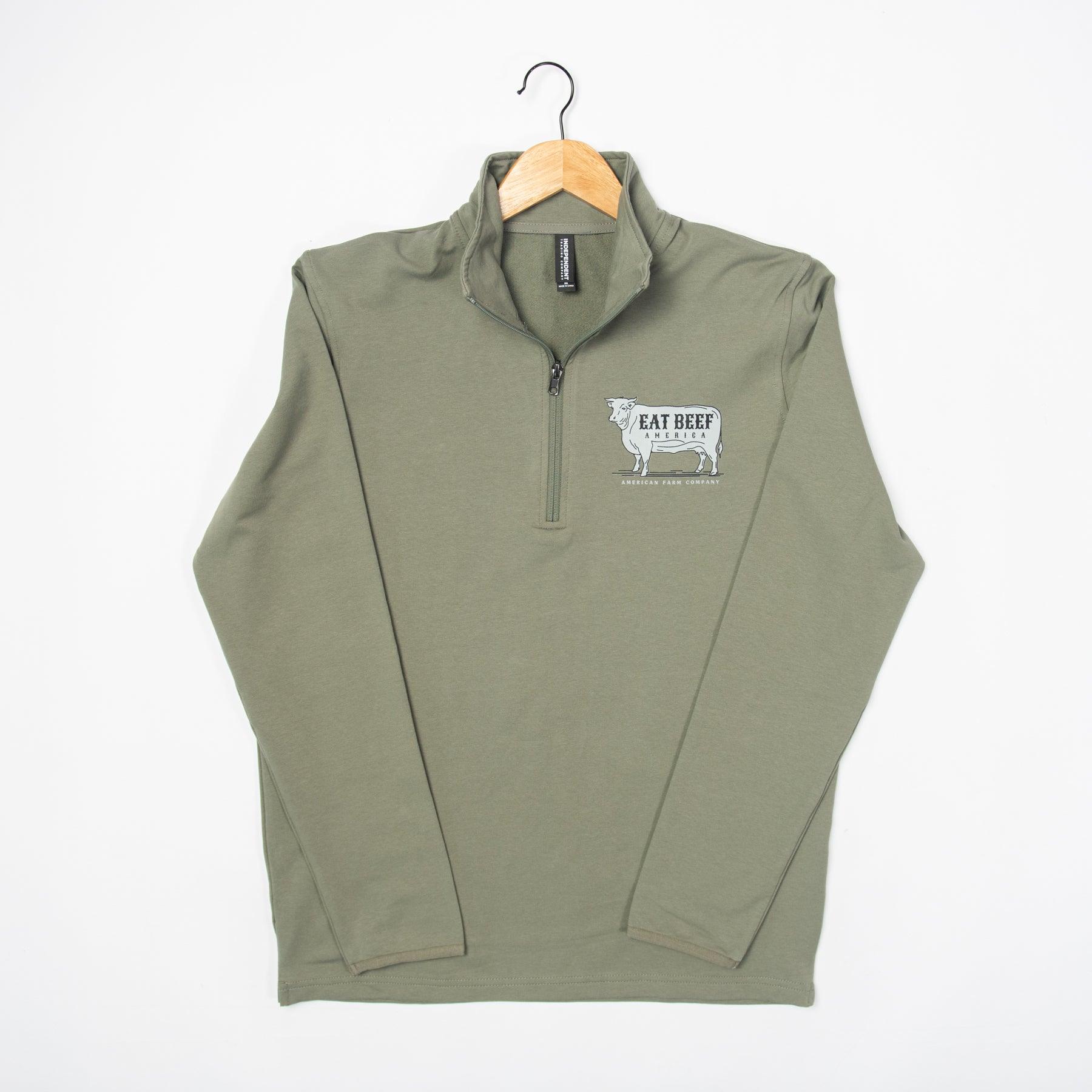 Eat Beef Performance 1/4 Zip Pullover - American Farm Company