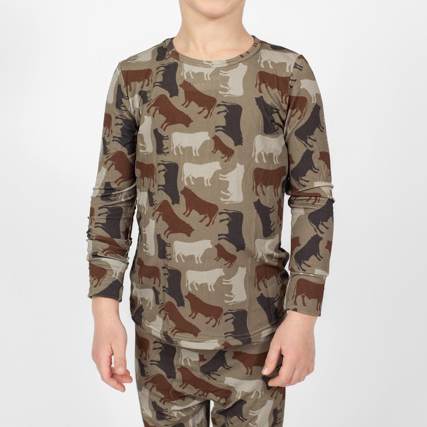 Cow Camo™ Toddler/Youth Bamboo Pajama Set - American Farm Company