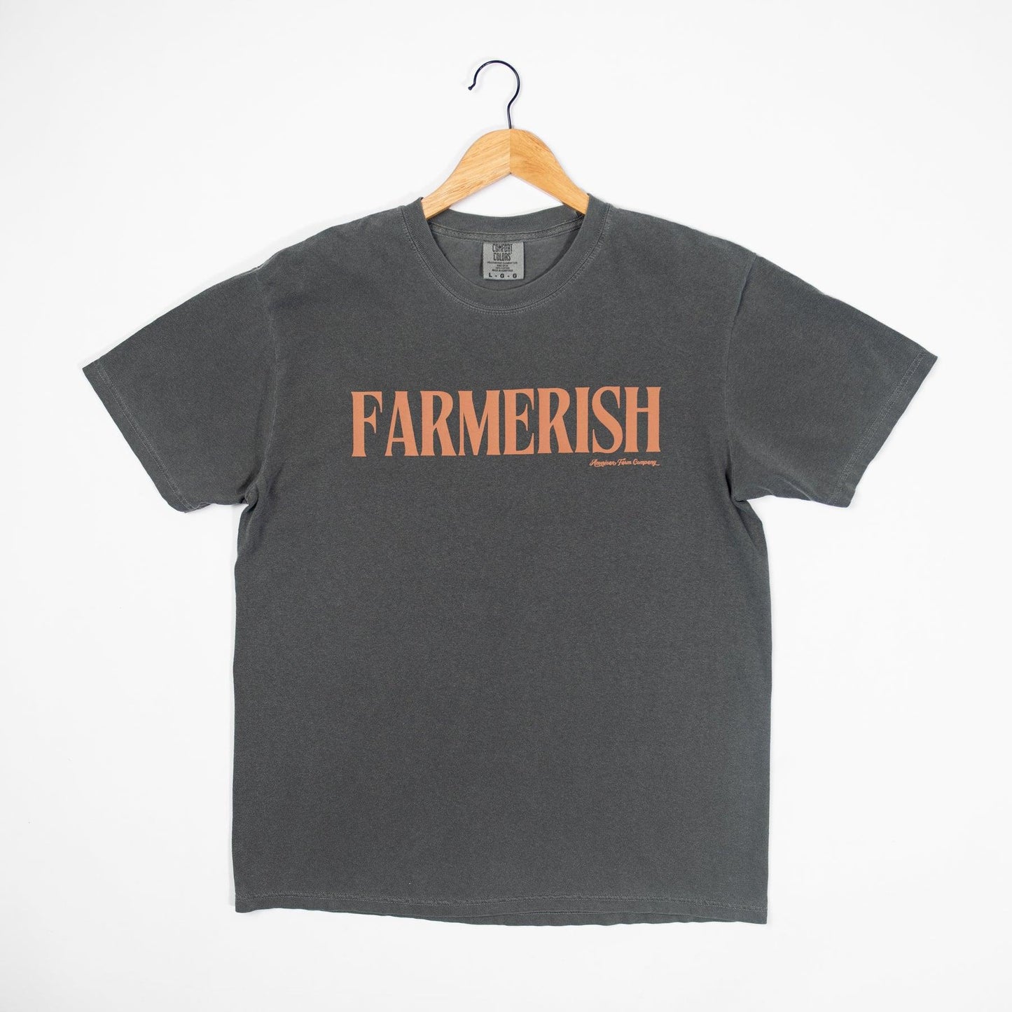 'FARMERISH' Charcoal Tee