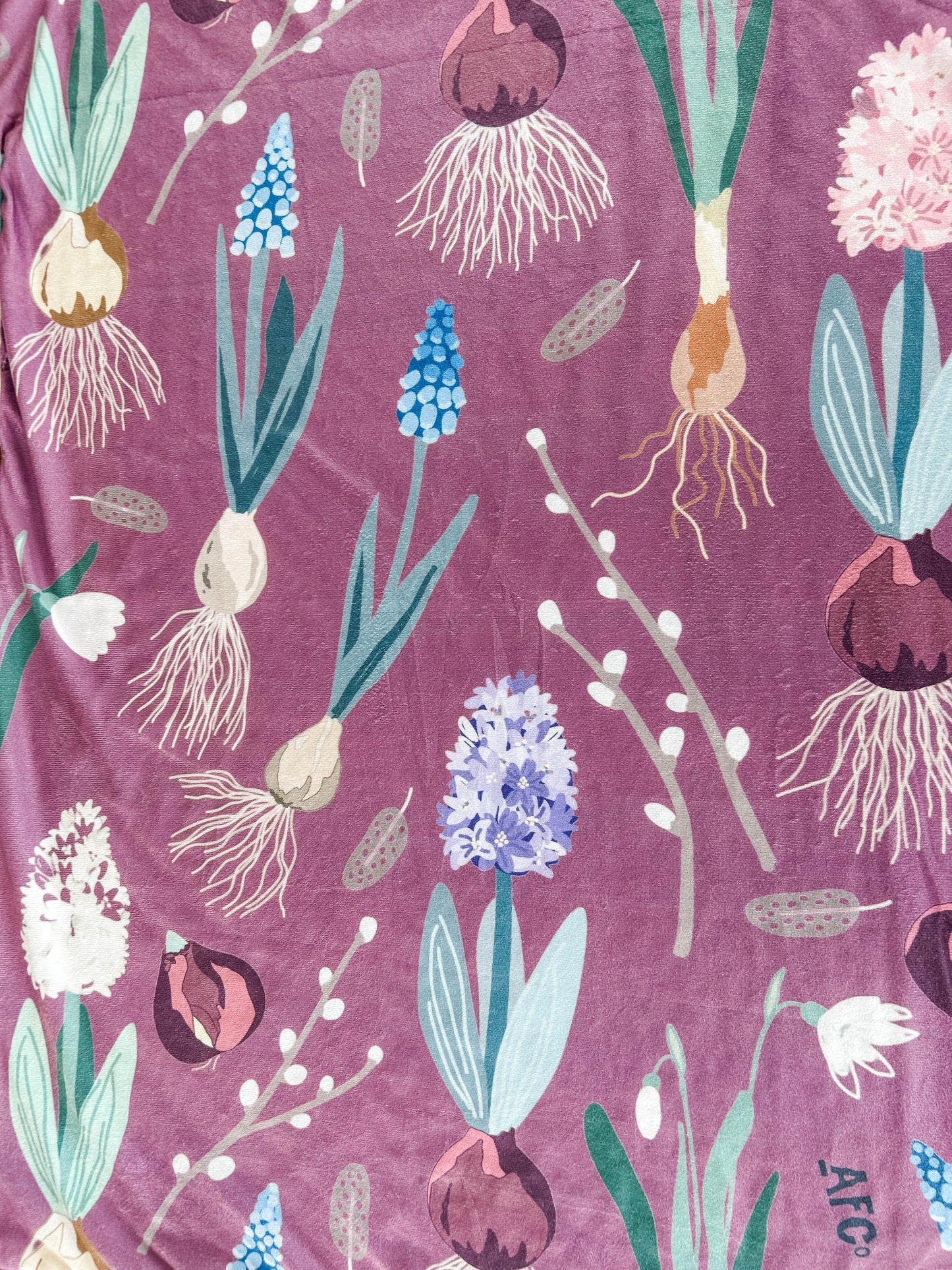 Garden Minky Baby Blanket - American Farm Company