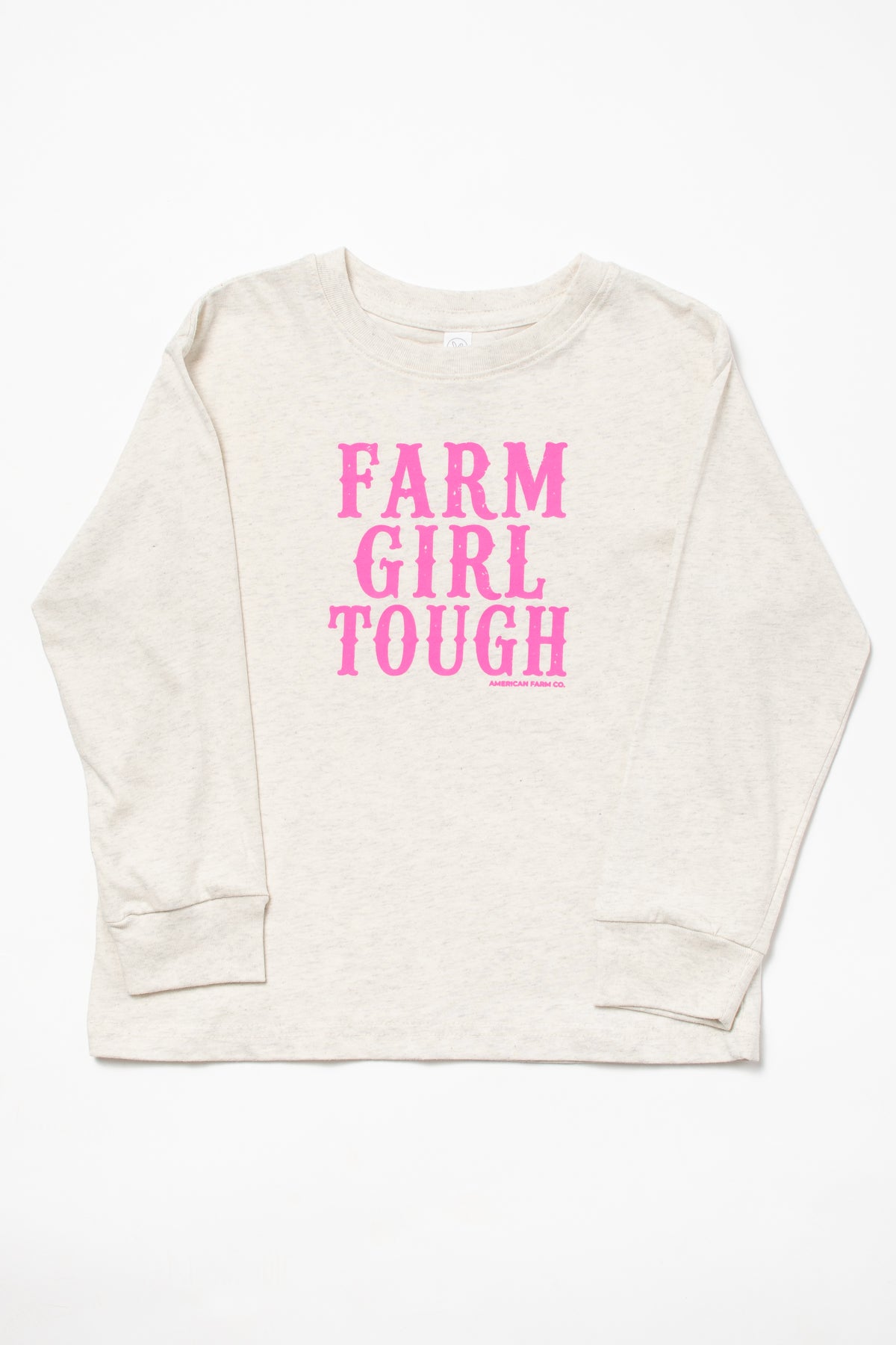 'Farm Girl Tough' Toddler/Youth Long Sleeve