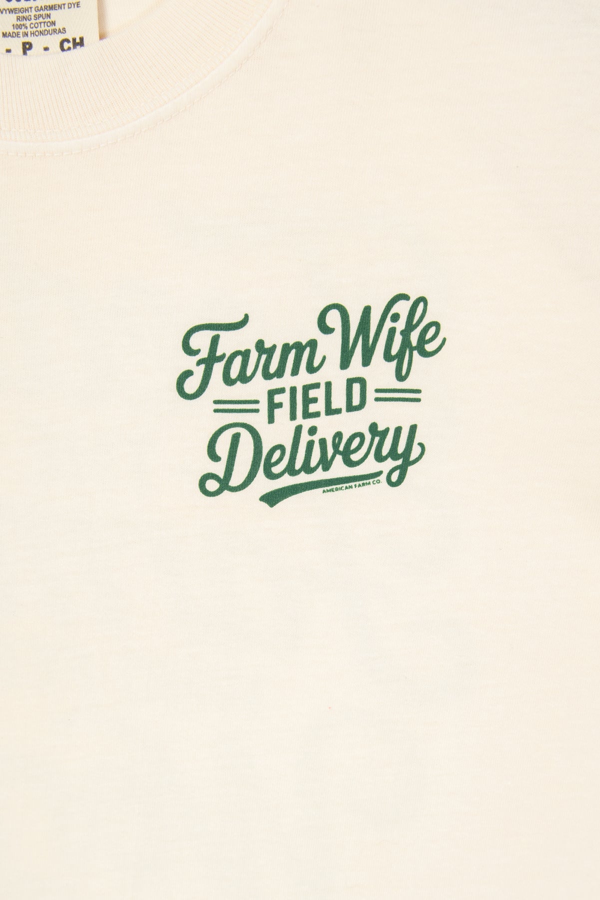 'Farm Wife Field Delivery' Tee - 2 sided