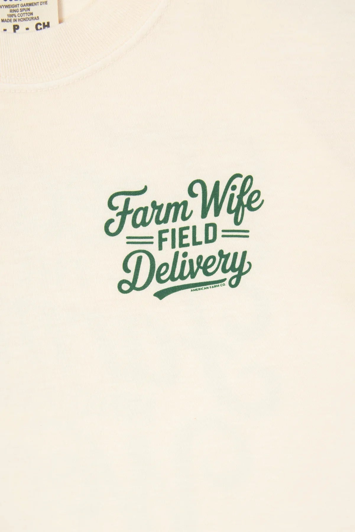 'Farm Wife Field Delivery' Tee - 2 sided