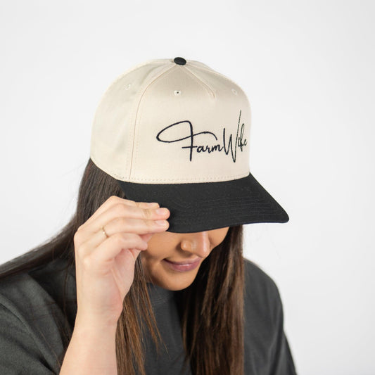 'Farm Wife' Embroidered Trucker Hat - American Farm Company