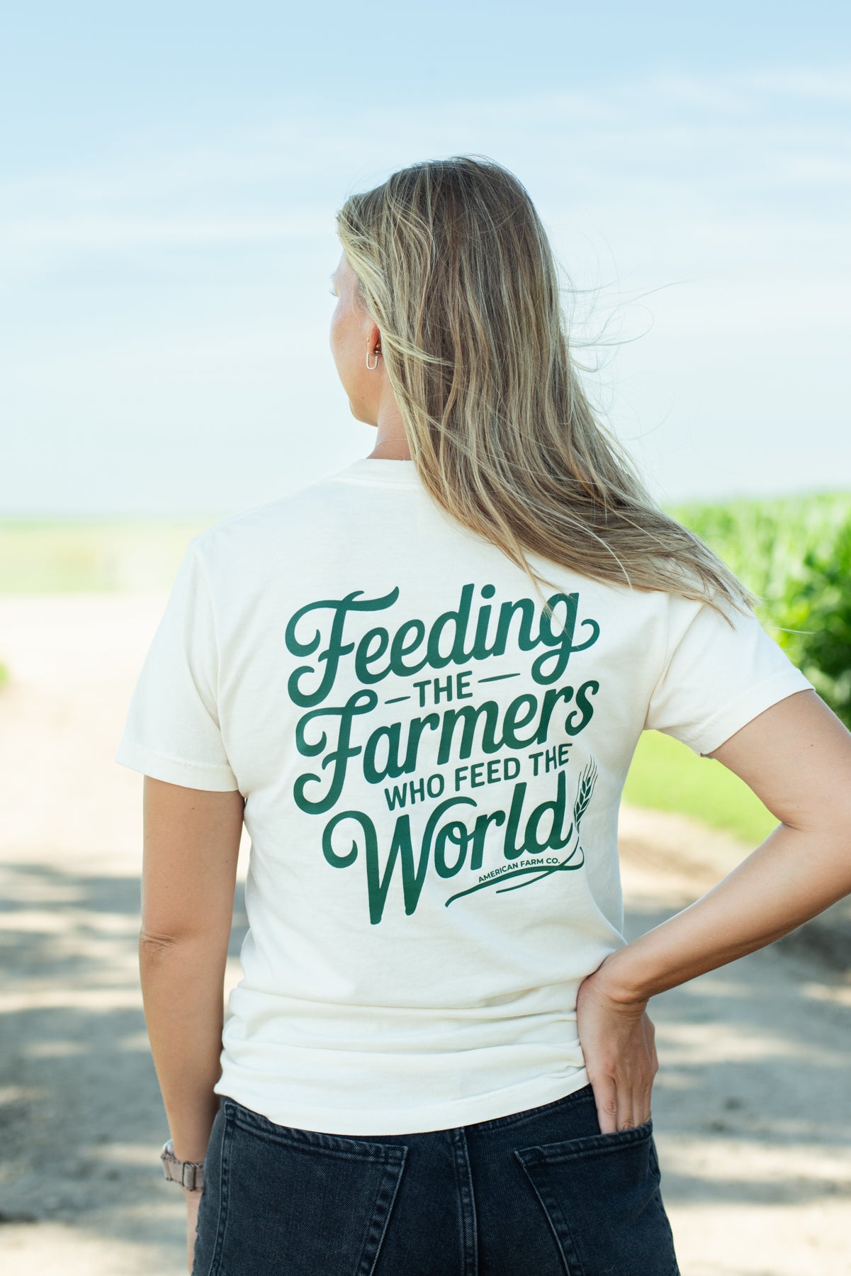 'Farm Wife Field Delivery' Tee - 2 sided