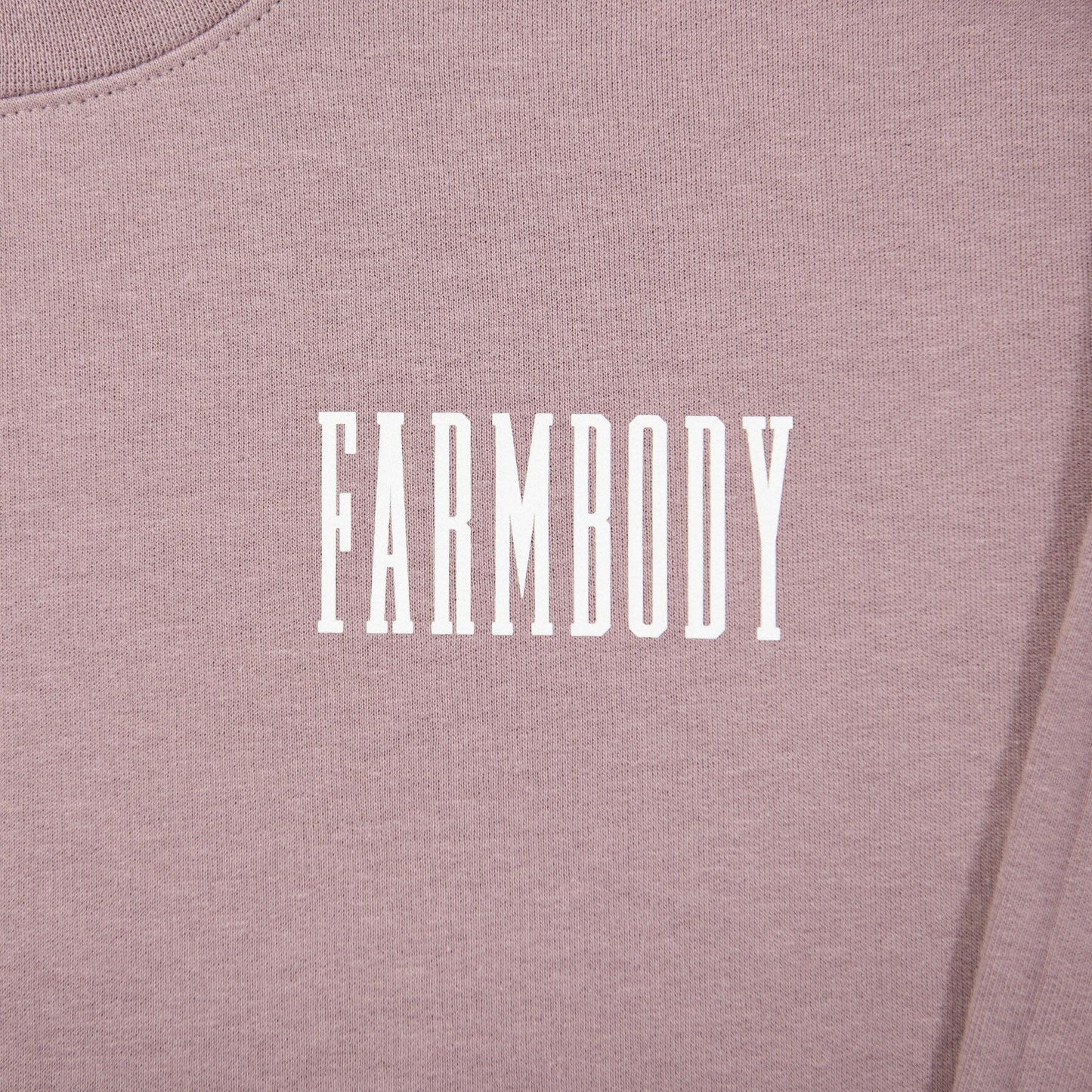 'Farmbody' Mauve Crewneck - American Farm Company