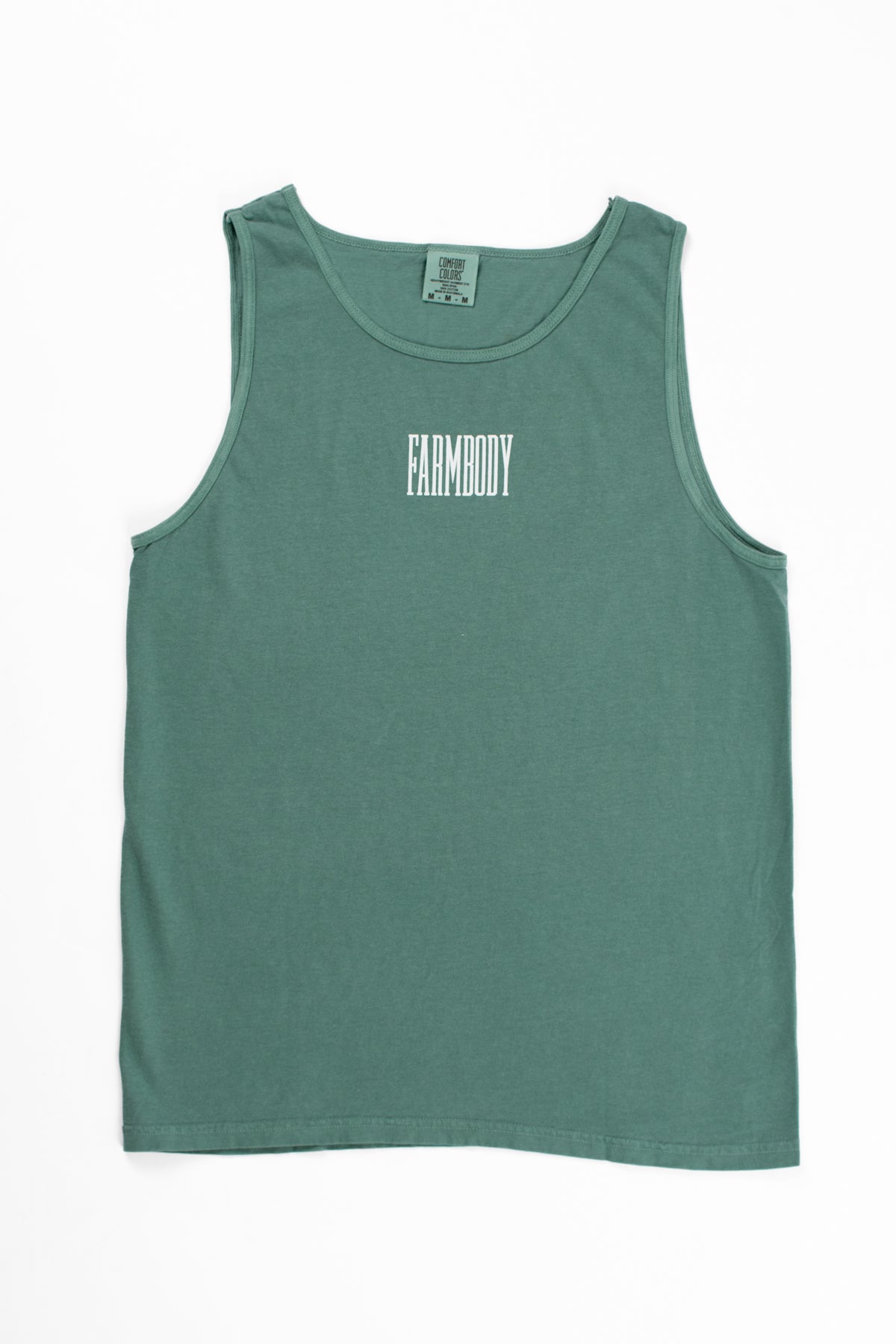 'Farmbody' Washed Green Tank Top