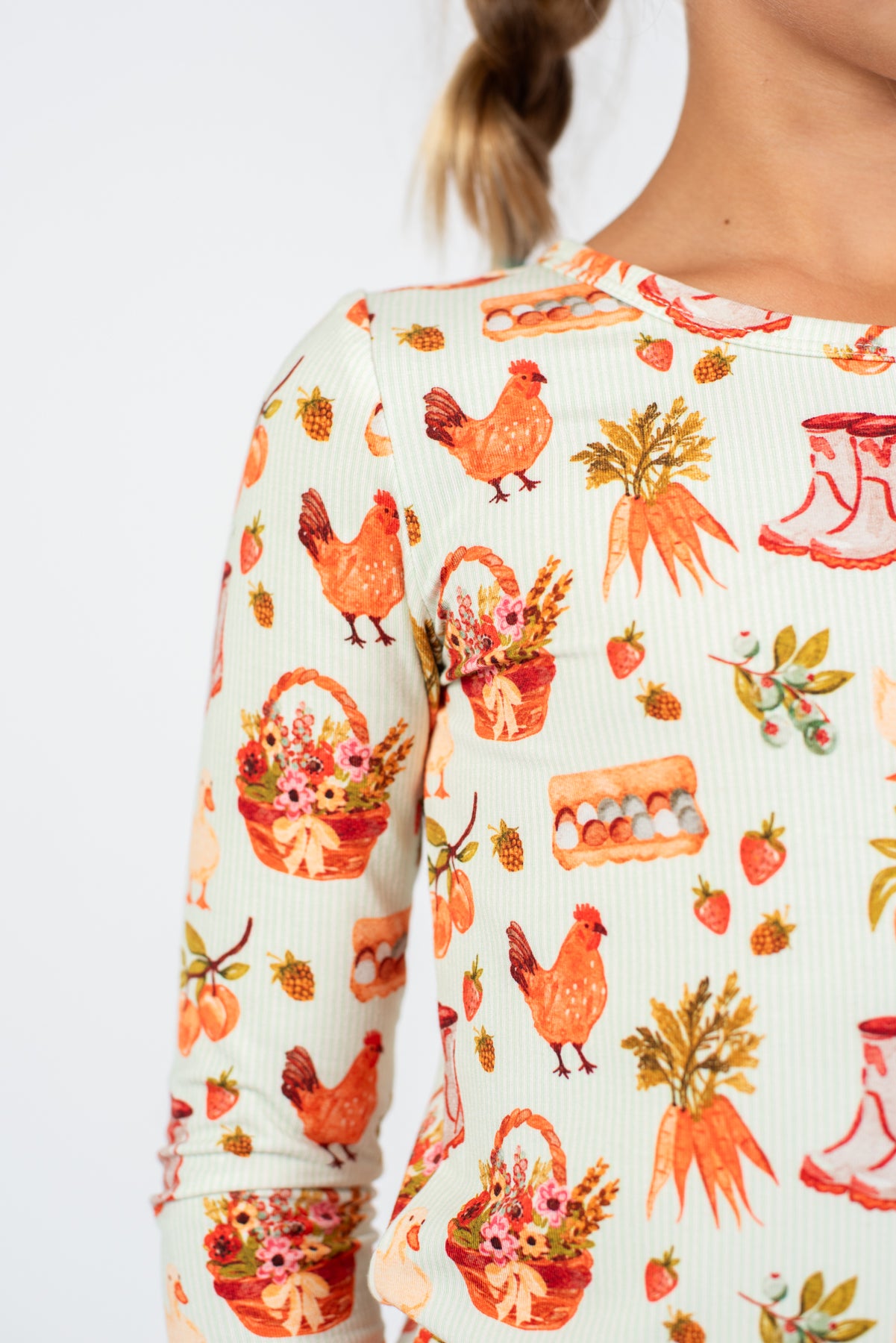 Farmer's Market Toddler/Youth Bamboo Pajama Set